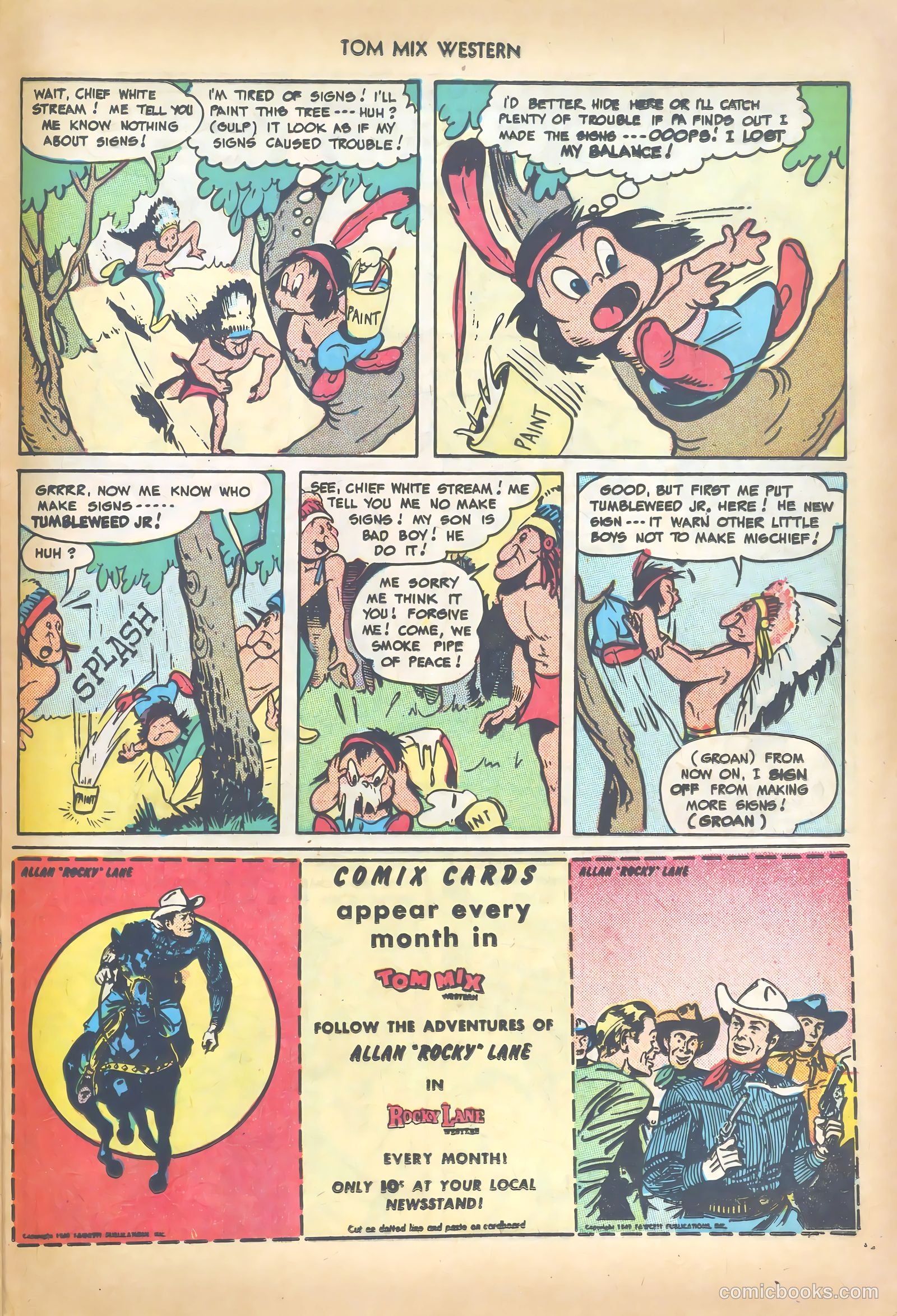 Tom Mix Western #19 (1949) — page 29 of 52