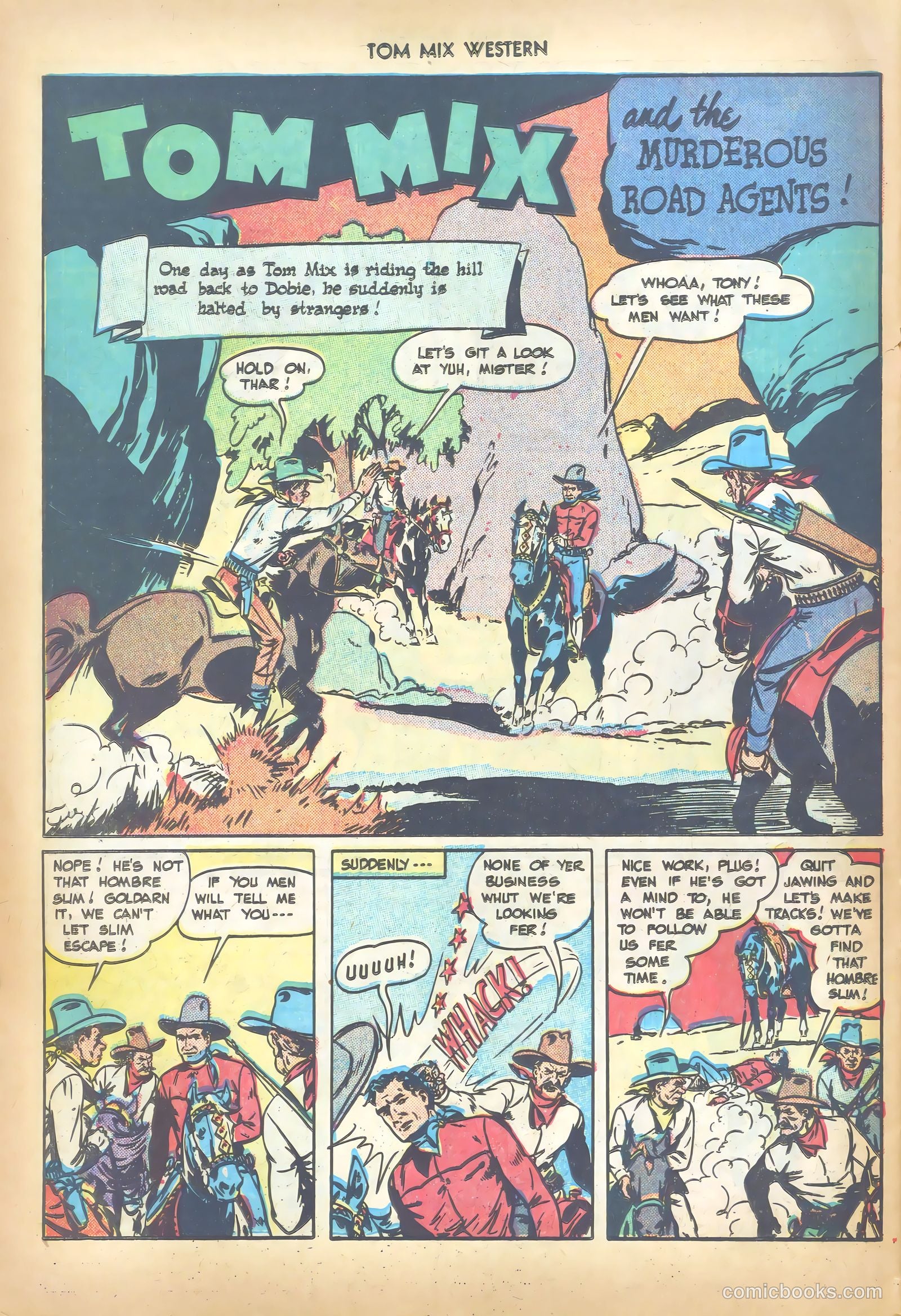 Tom Mix Western #19 (1949) — page 30 of 52