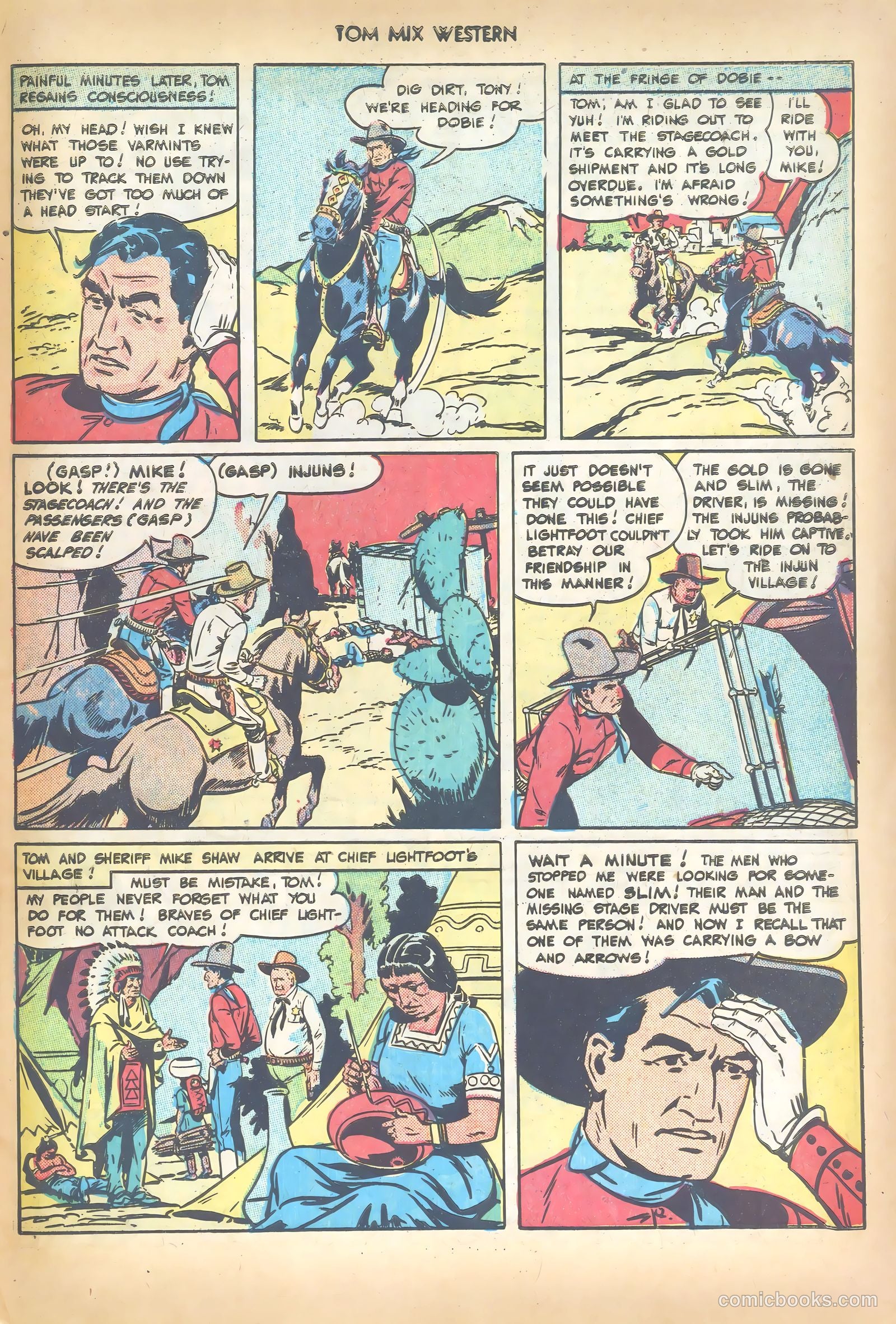 Tom Mix Western #19 (1949) — page 31 of 52
