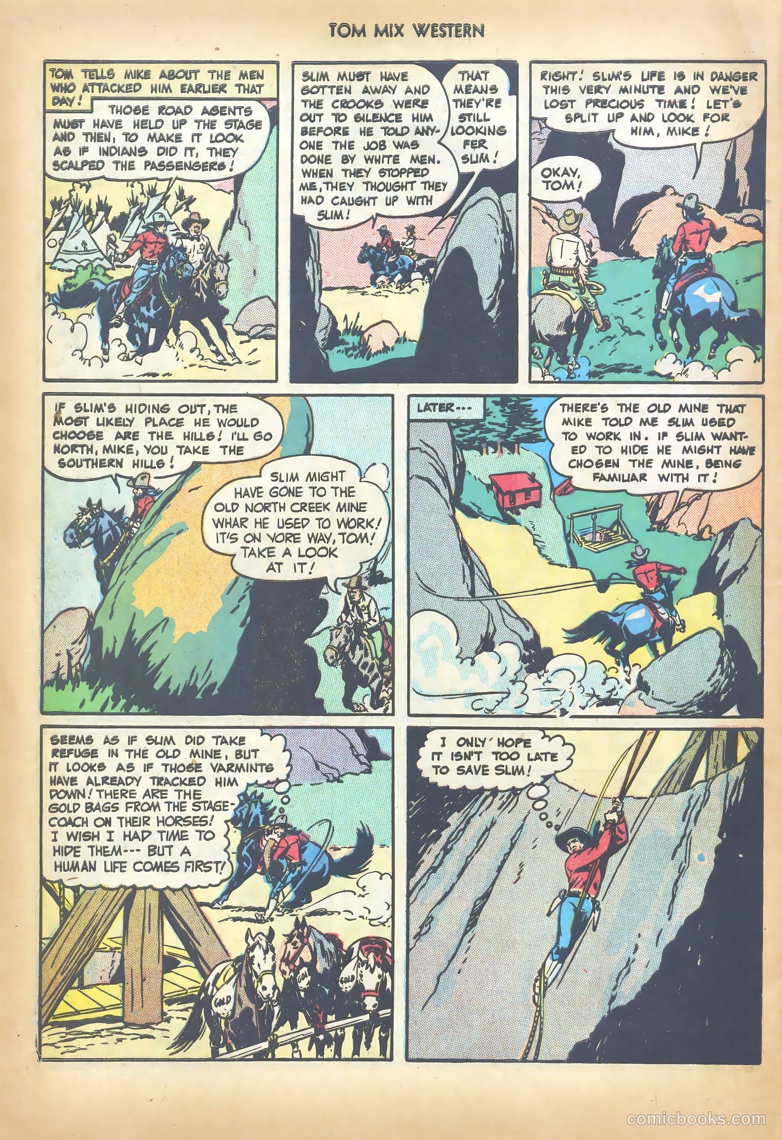 Tom Mix Western #19 (1949) — page 32 of 52