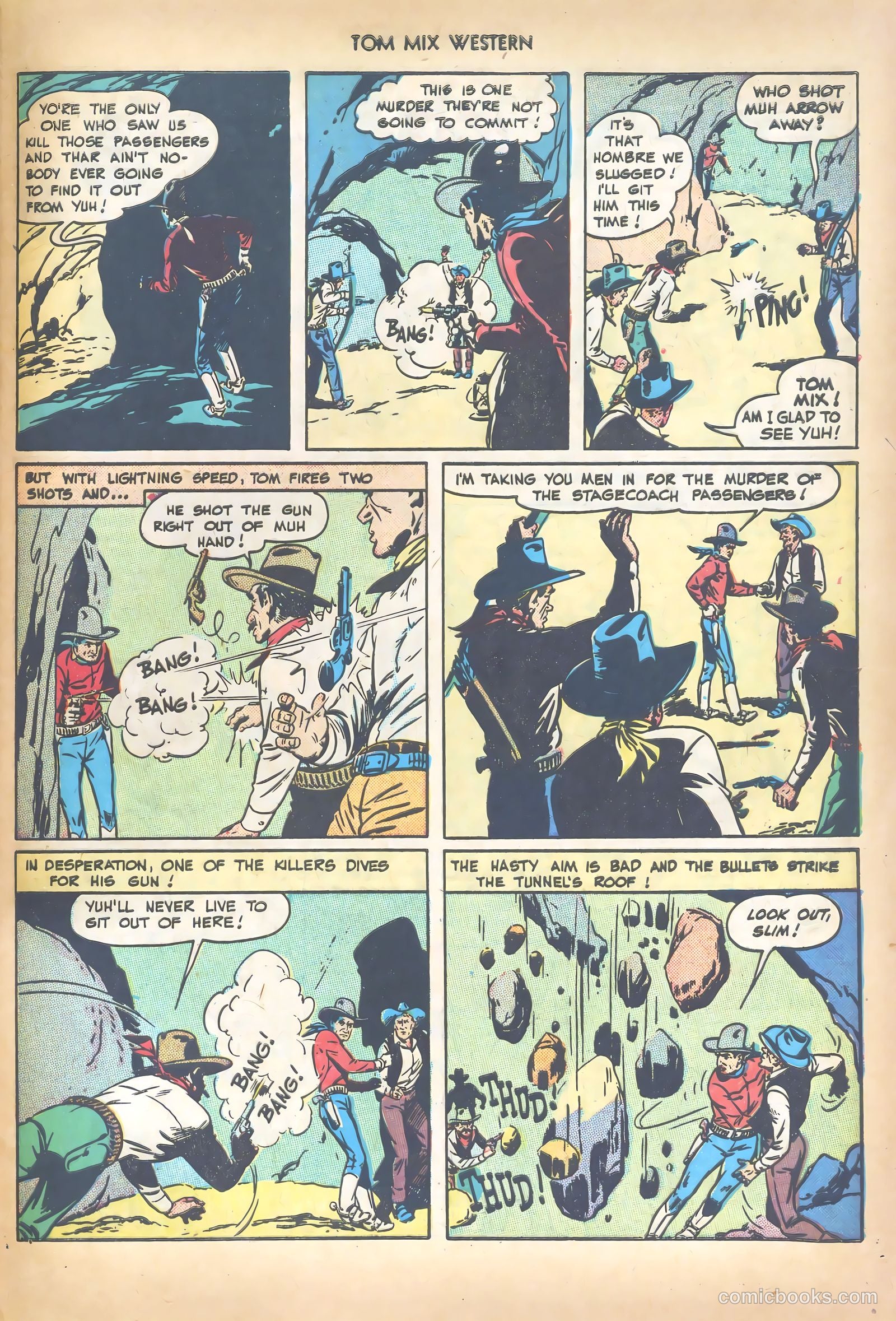 Tom Mix Western #19 (1949) — page 33 of 52