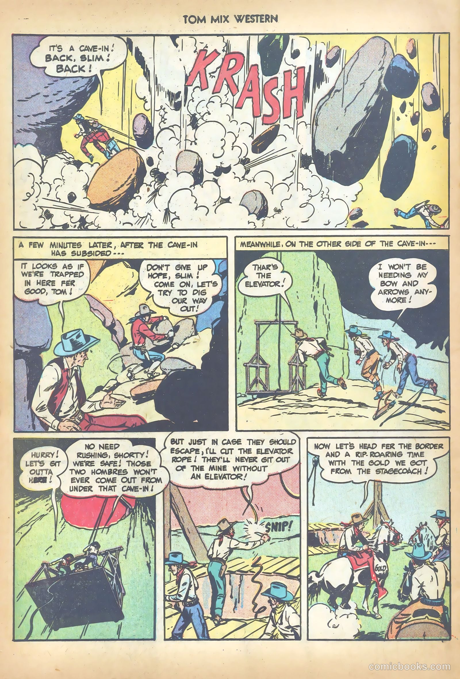 Tom Mix Western #19 (1949) — page 34 of 52