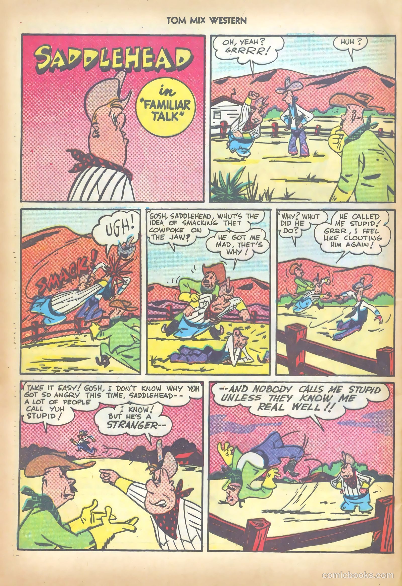 Tom Mix Western #19 (1949) — page 40 of 52