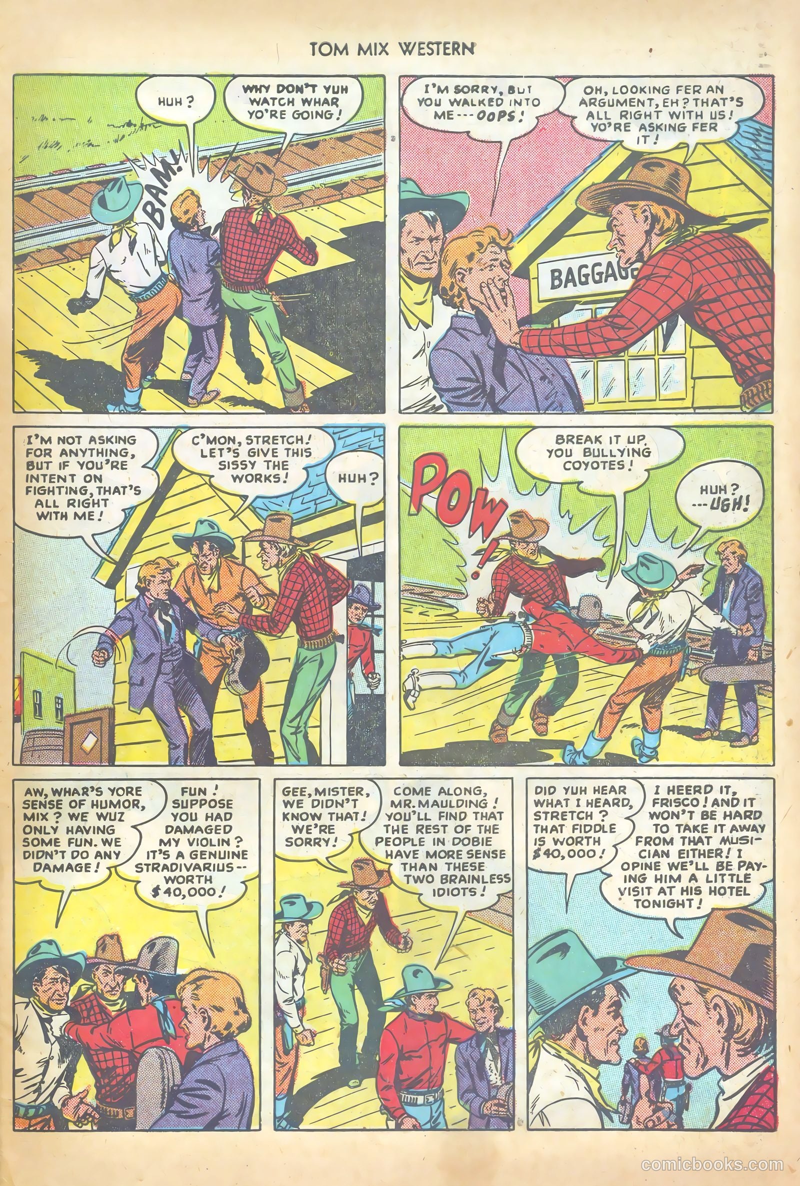Tom Mix Western #19 (1949) — page 43 of 52