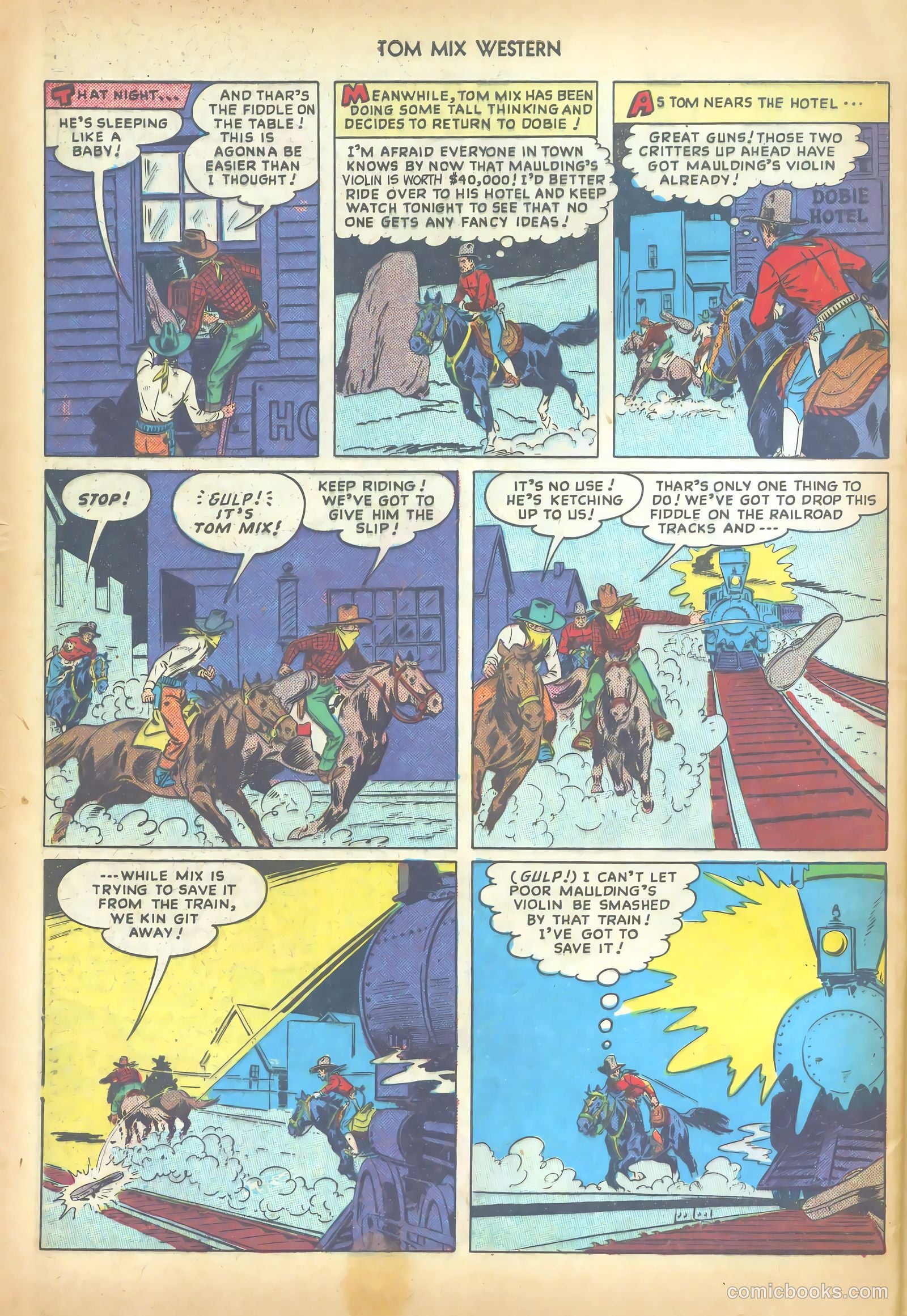 Tom Mix Western #19 (1949) — page 44 of 52