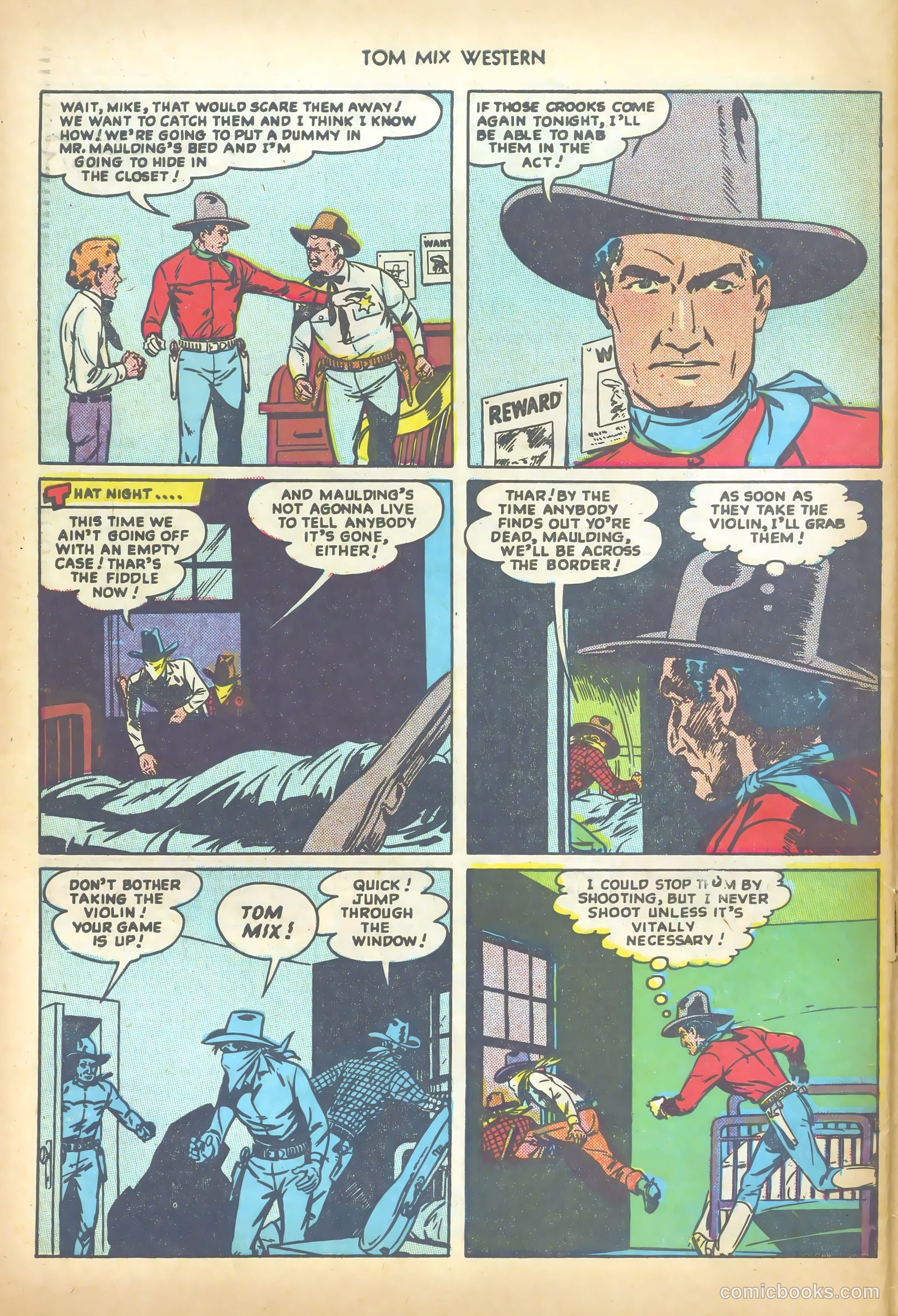 Tom Mix Western #19 (1949) — page 46 of 52