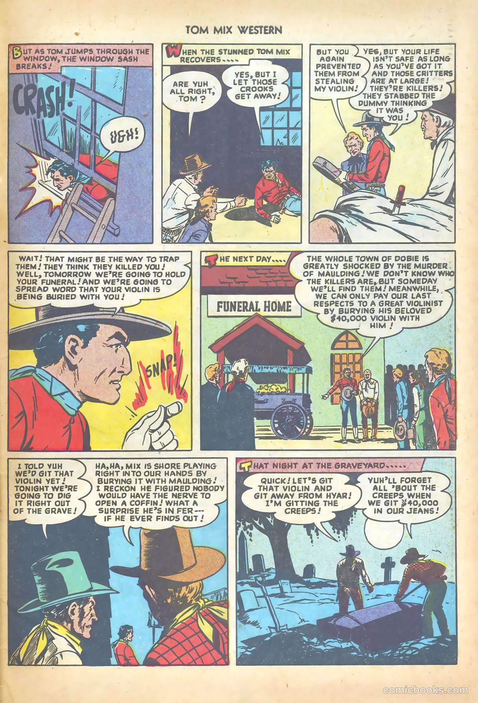 Tom Mix Western #19 (1949) — page 47 of 52