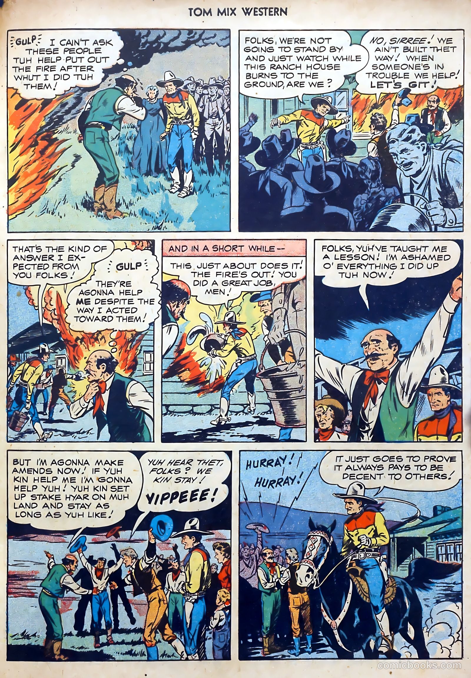 Tom Mix Western #2 (1948) — page 21 of 52