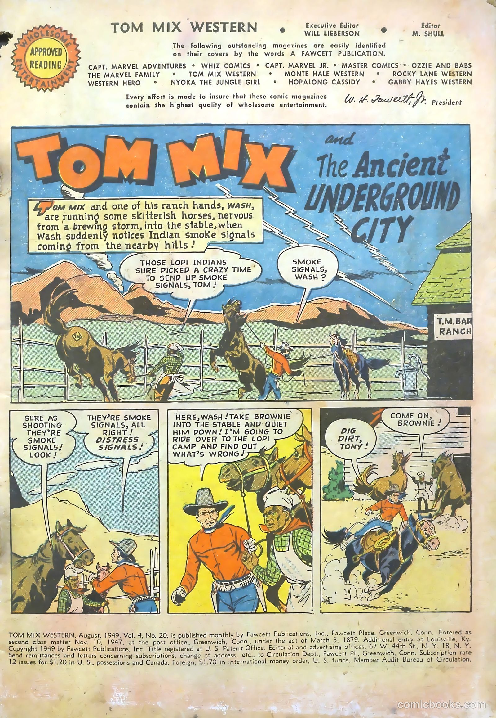 Tom Mix Western #20 (1949) — page 3 of 52