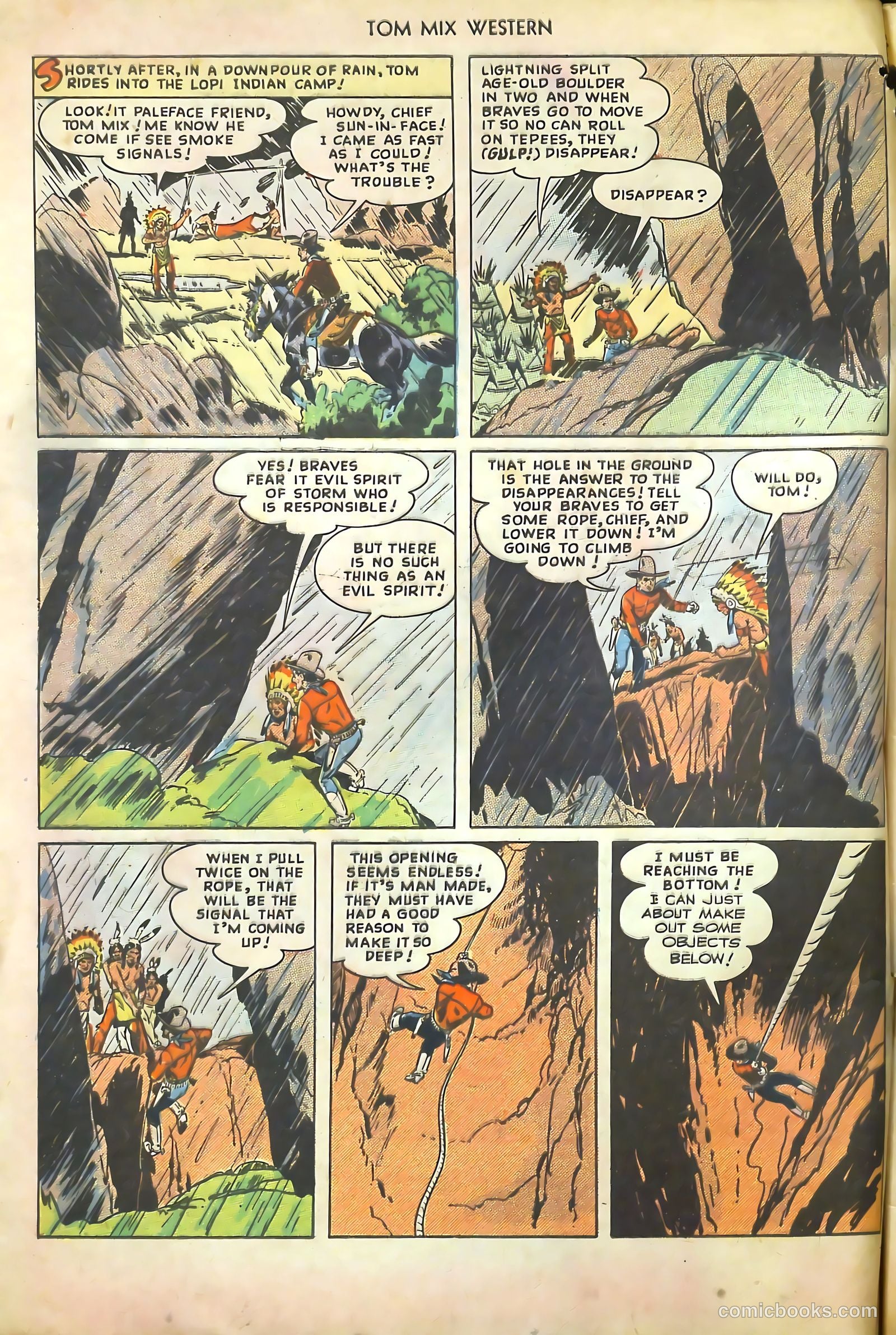 Tom Mix Western #20 (1949) — page 4 of 52