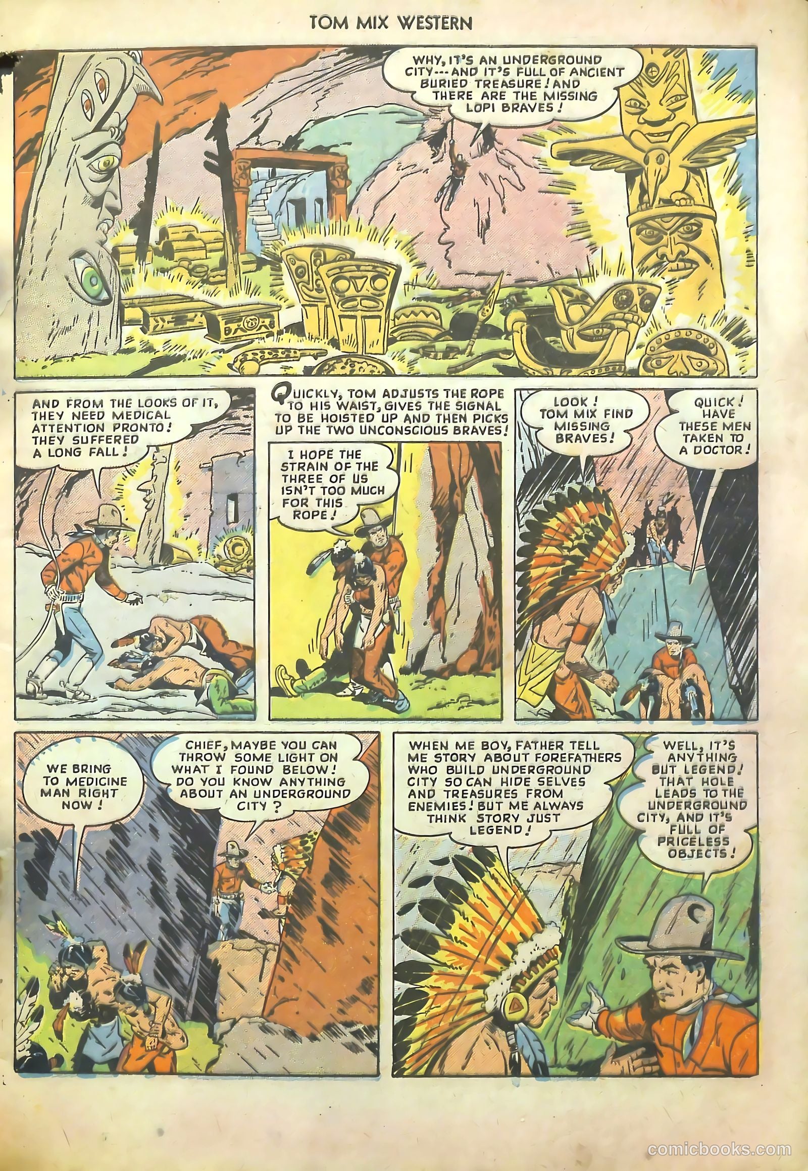 Tom Mix Western #20 (1949) — page 5 of 52