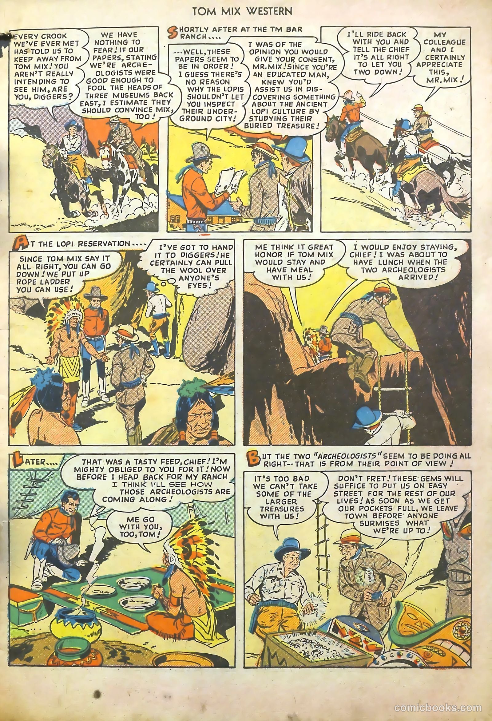 Tom Mix Western #20 (1949) — page 7 of 52