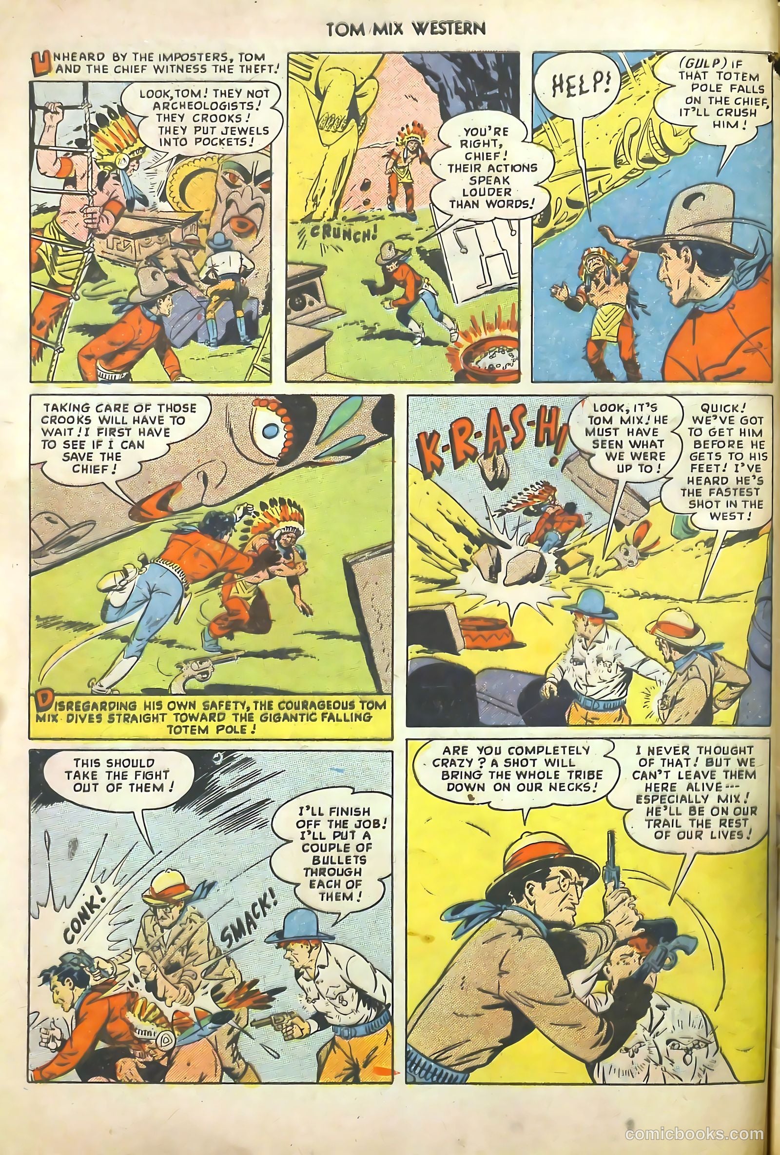 Tom Mix Western #20 (1949) — page 8 of 52