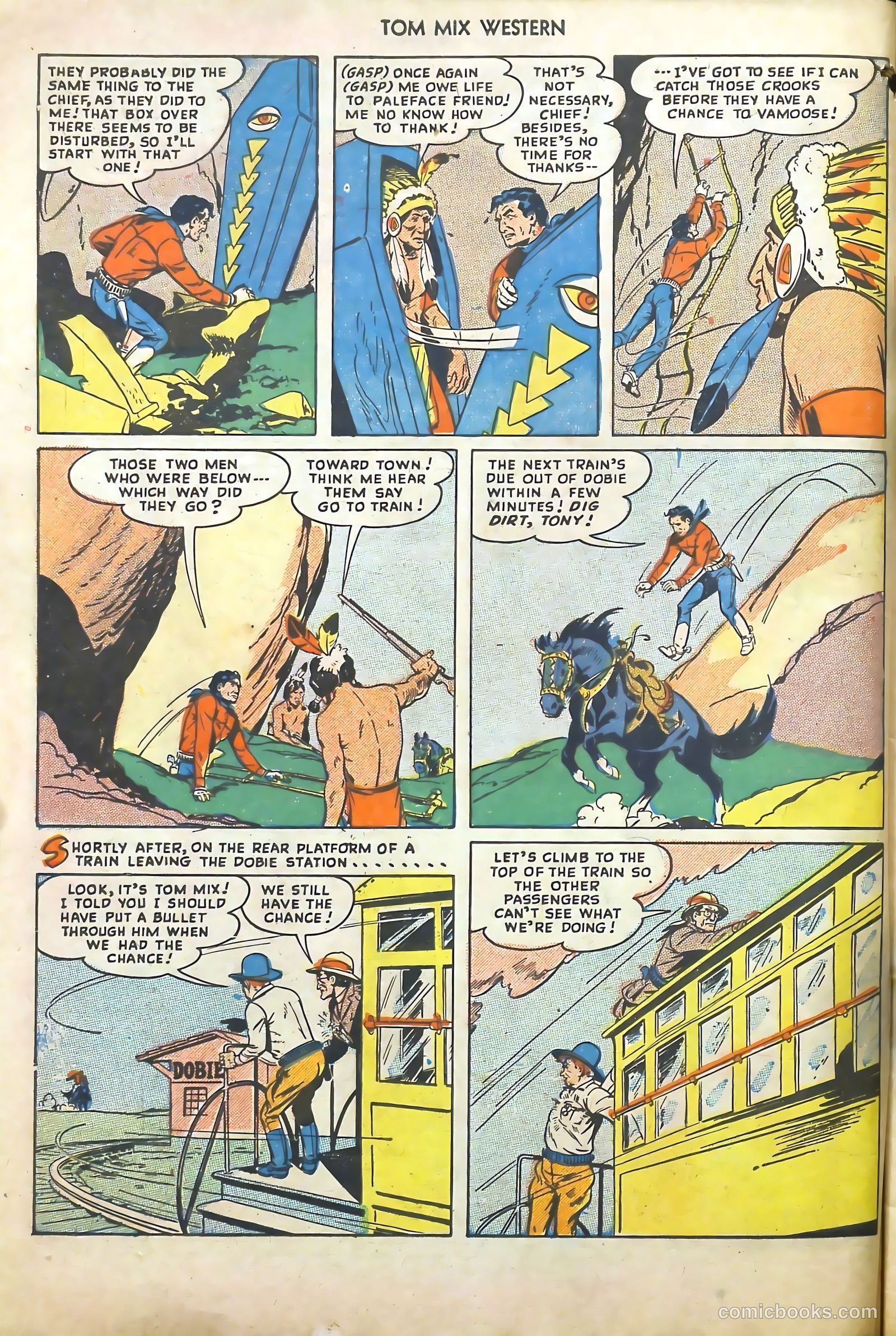 Tom Mix Western #20 (1949) — page 10 of 52