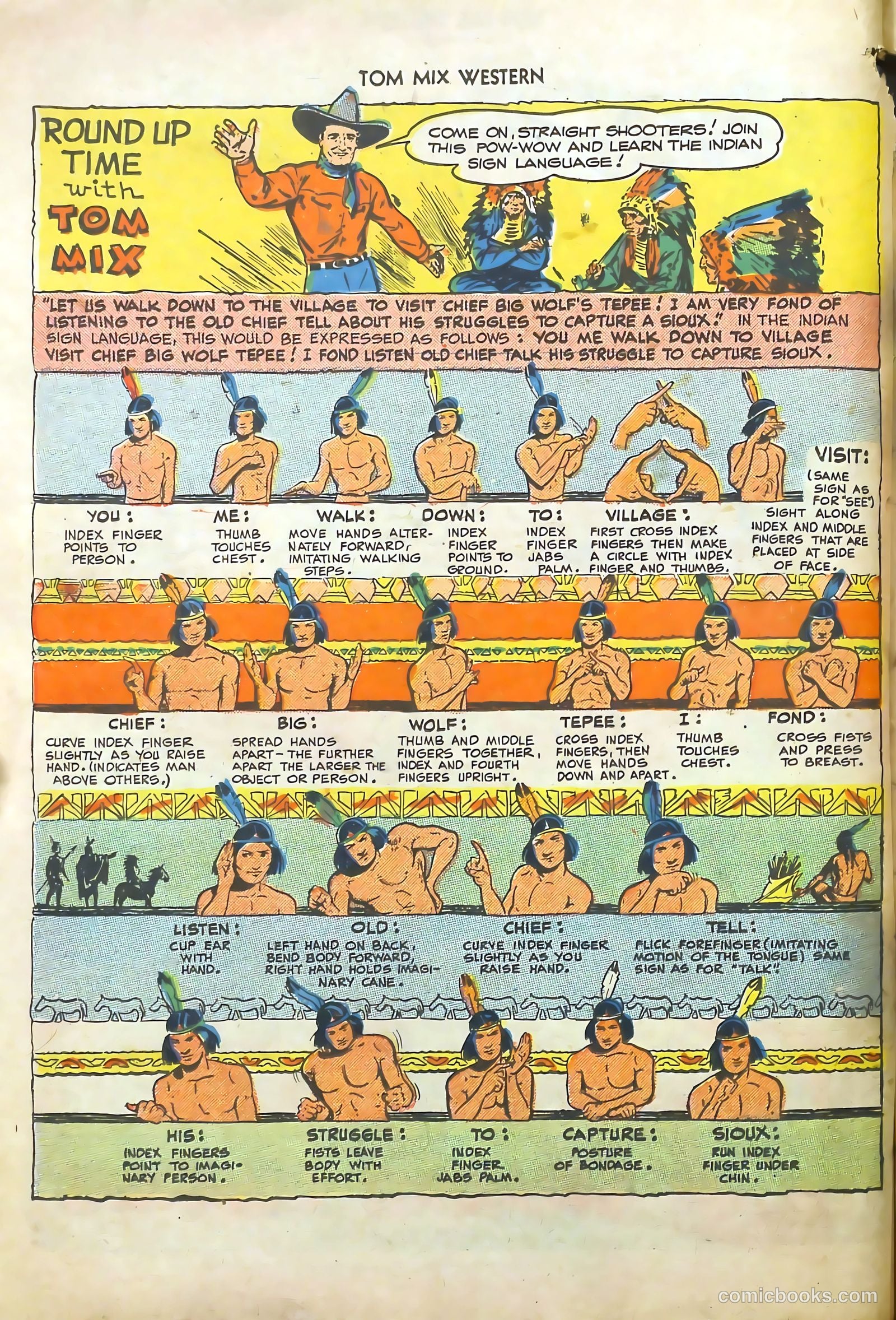 Tom Mix Western #20 (1949) — page 14 of 52