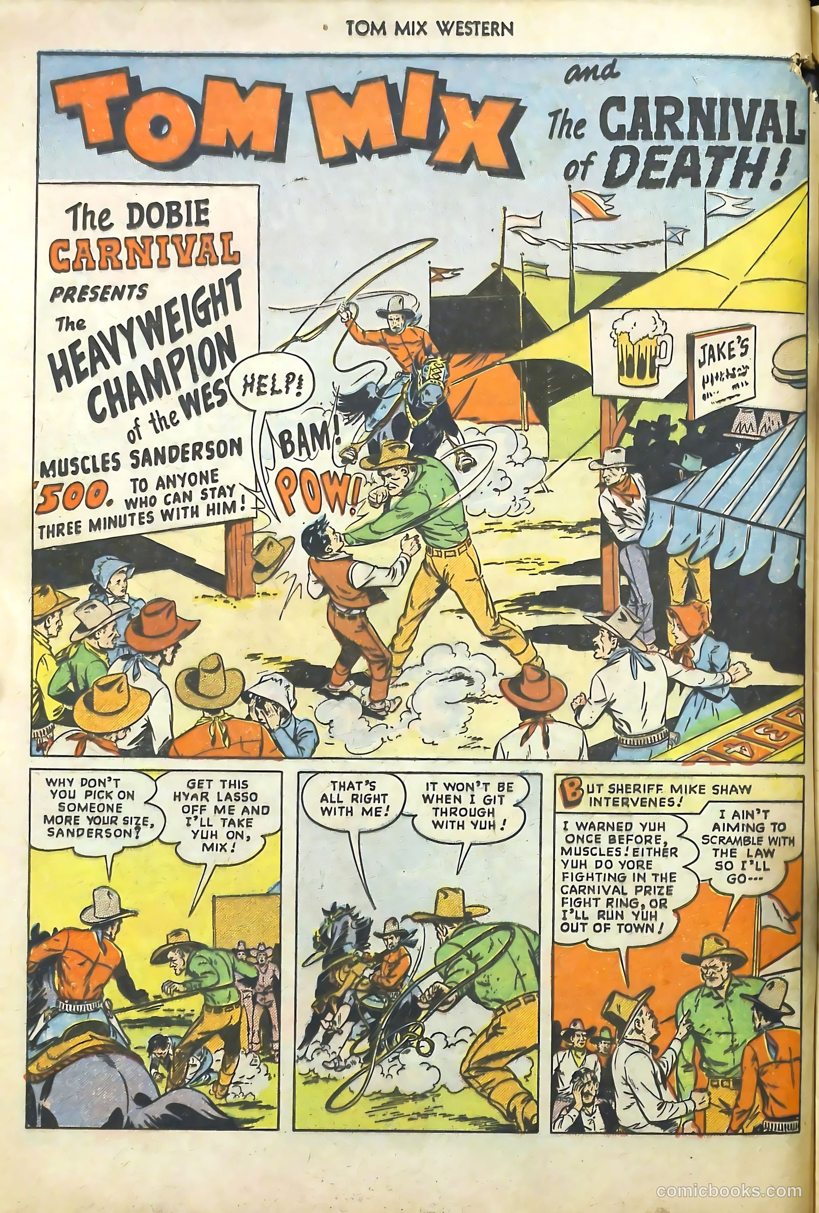 Tom Mix Western #20 (1949) — page 16 of 52