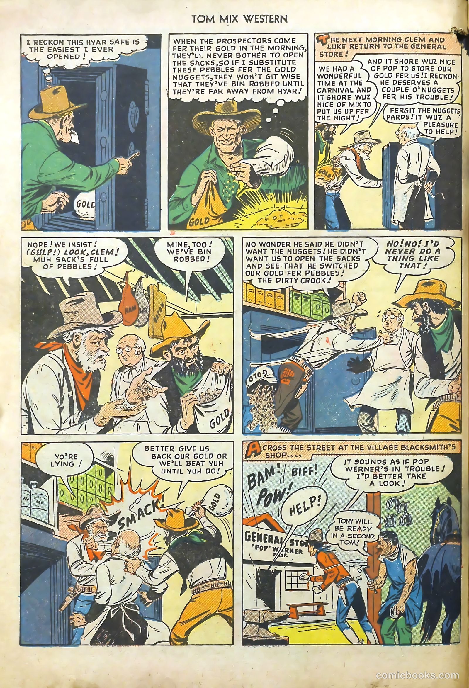 Tom Mix Western #20 (1949) — page 18 of 52