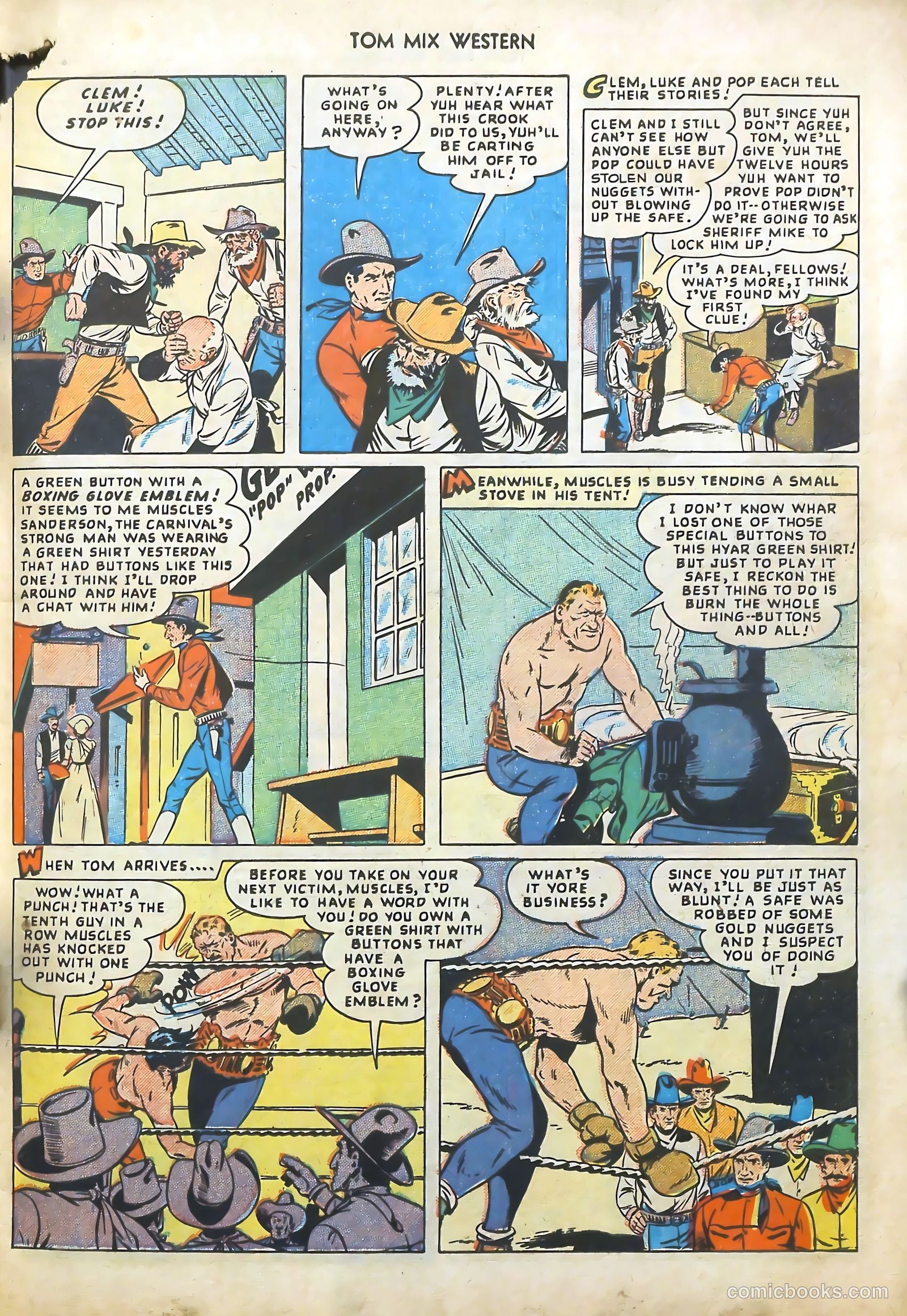 Tom Mix Western #20 (1949) — page 19 of 52