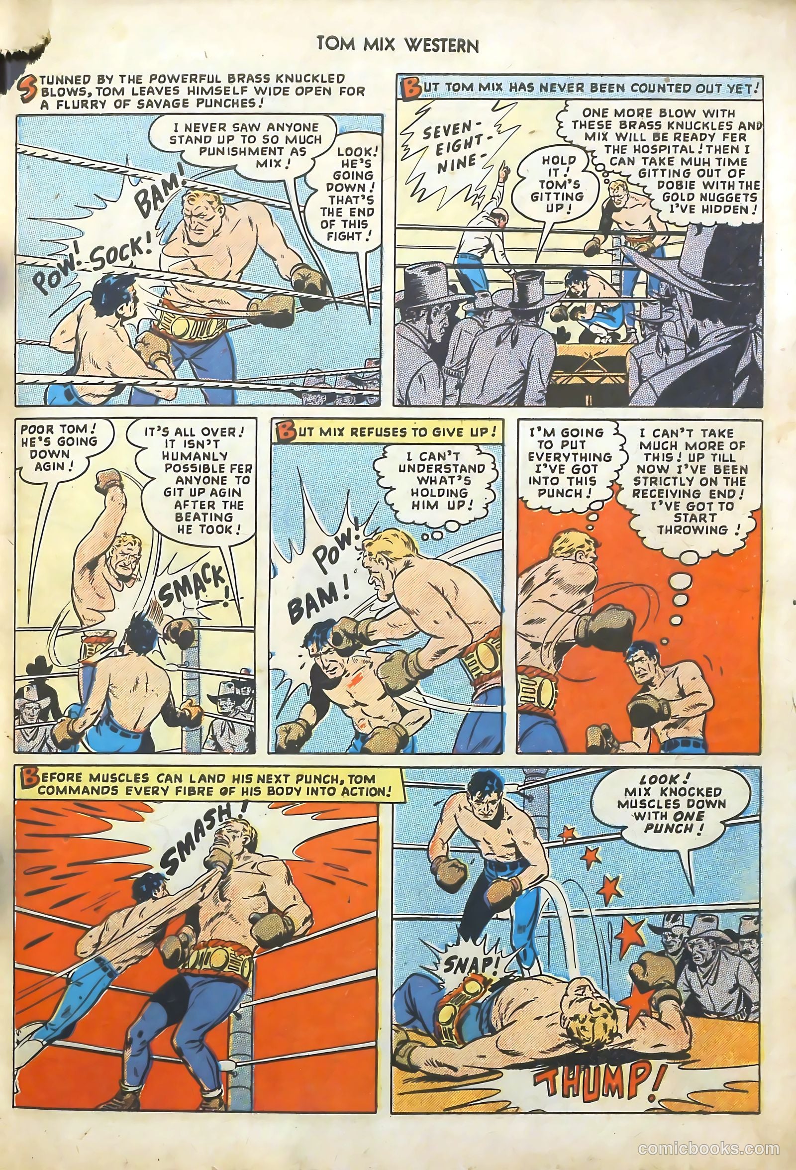 Tom Mix Western #20 (1949) — page 21 of 52