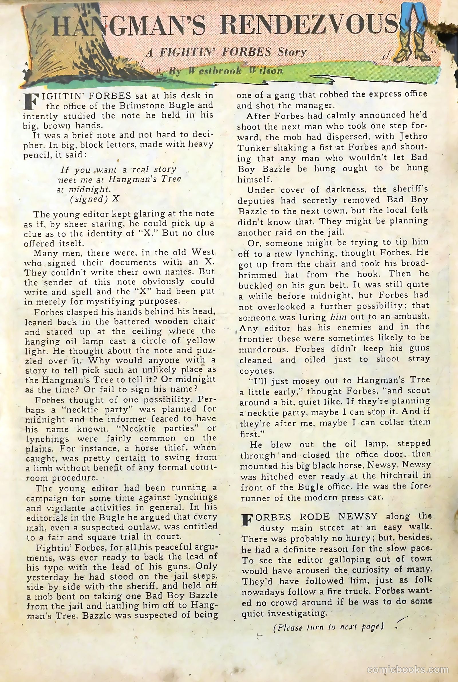 Tom Mix Western #20 (1949) — page 28 of 52