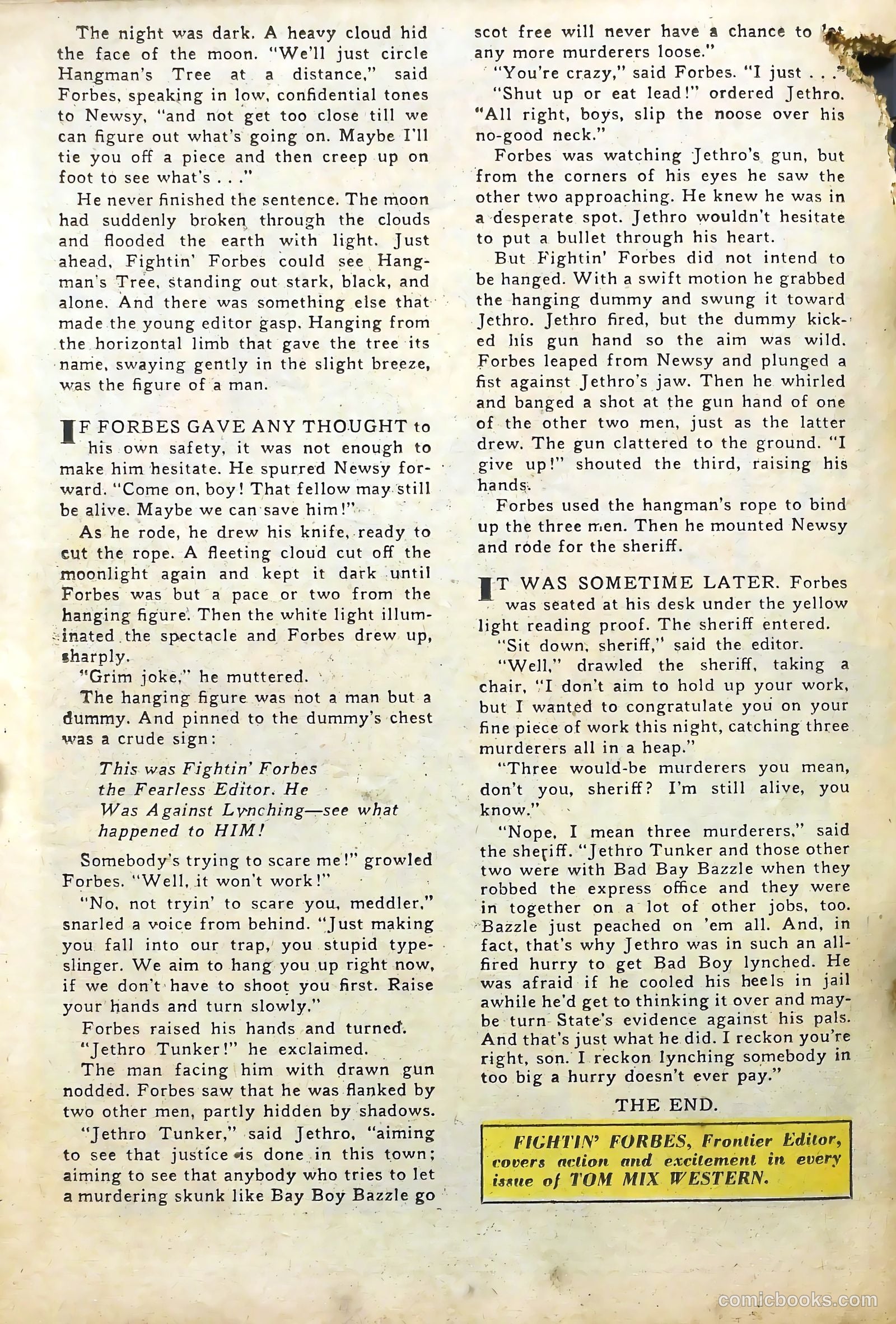 Tom Mix Western #20 (1949) — page 30 of 52