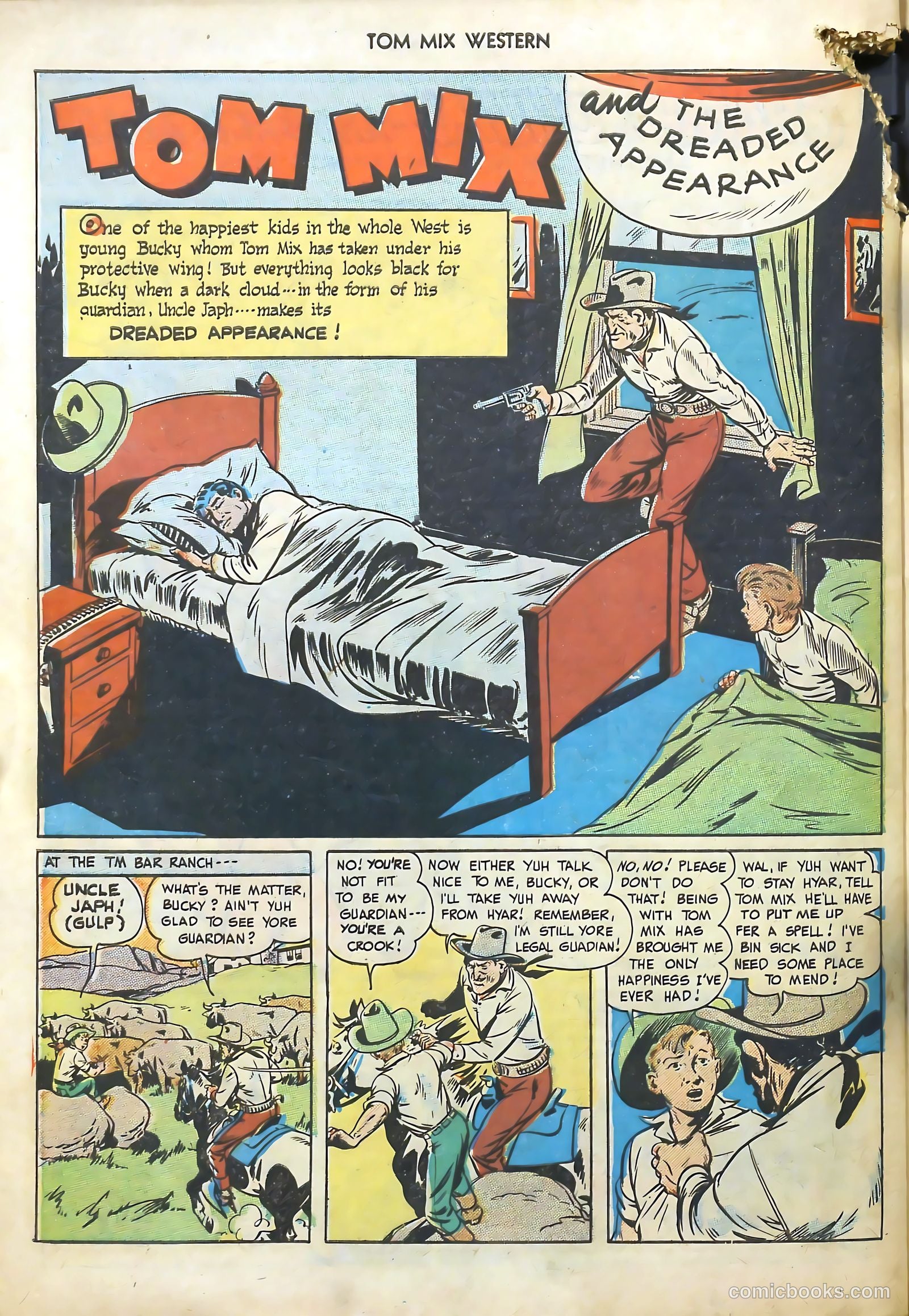 Tom Mix Western #20 (1949) — page 32 of 52