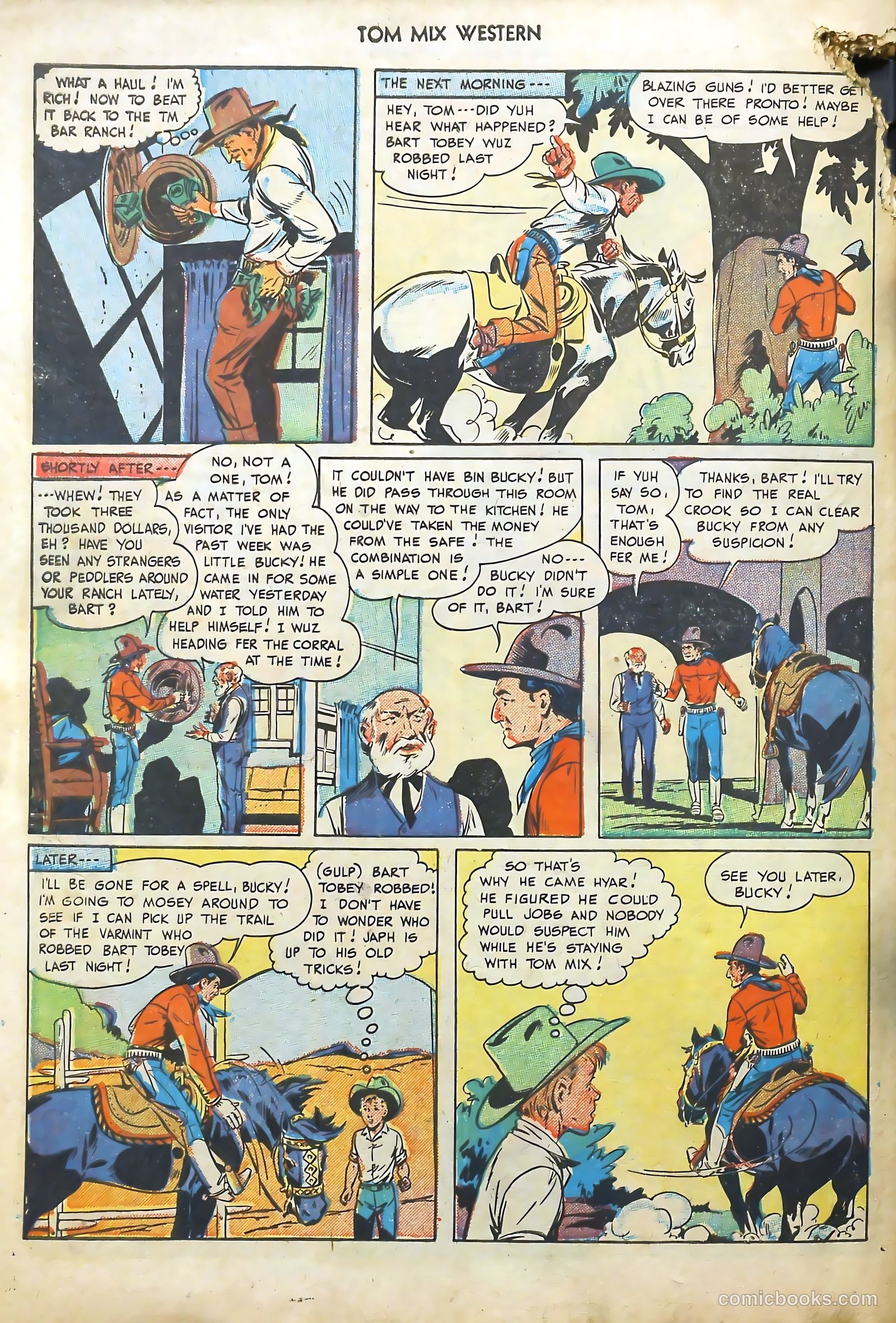 Tom Mix Western #20 (1949) — page 34 of 52