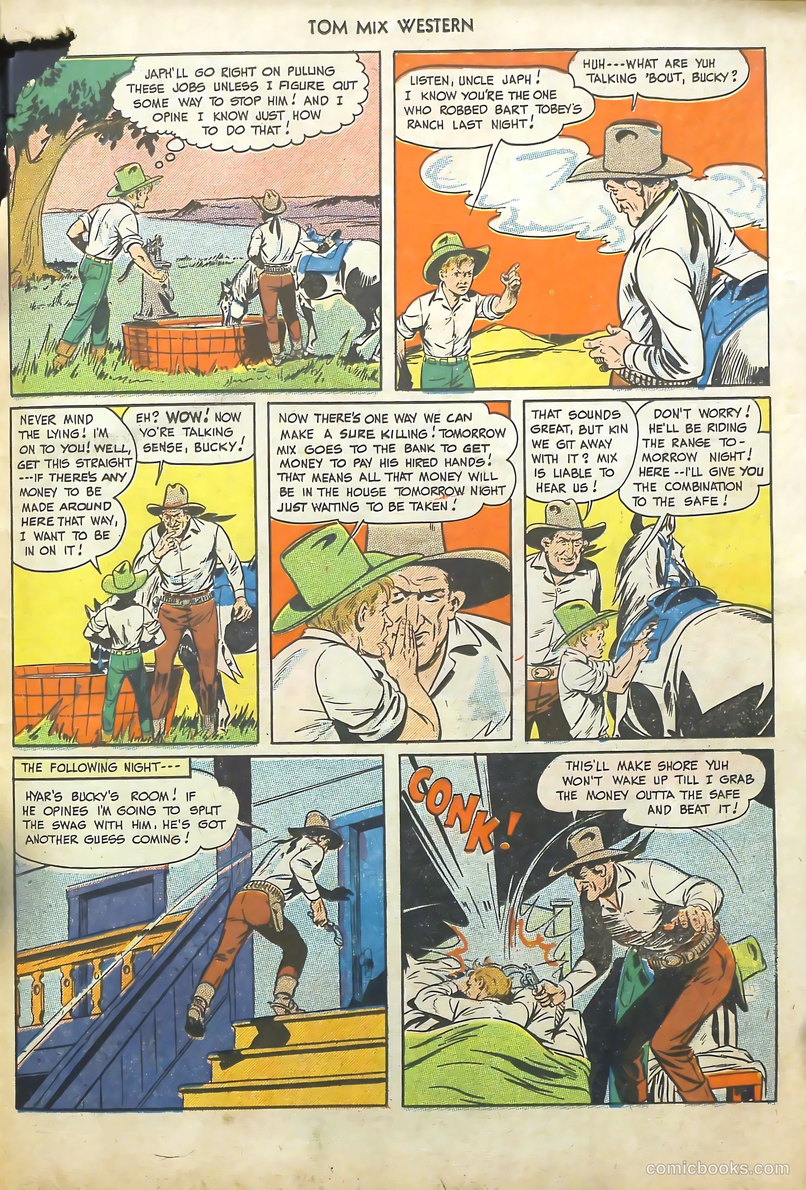 Tom Mix Western #20 (1949) — page 35 of 52