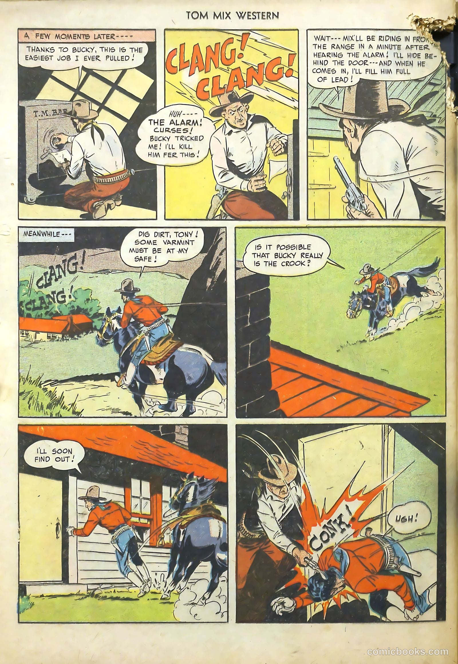 Tom Mix Western #20 (1949) — page 36 of 52
