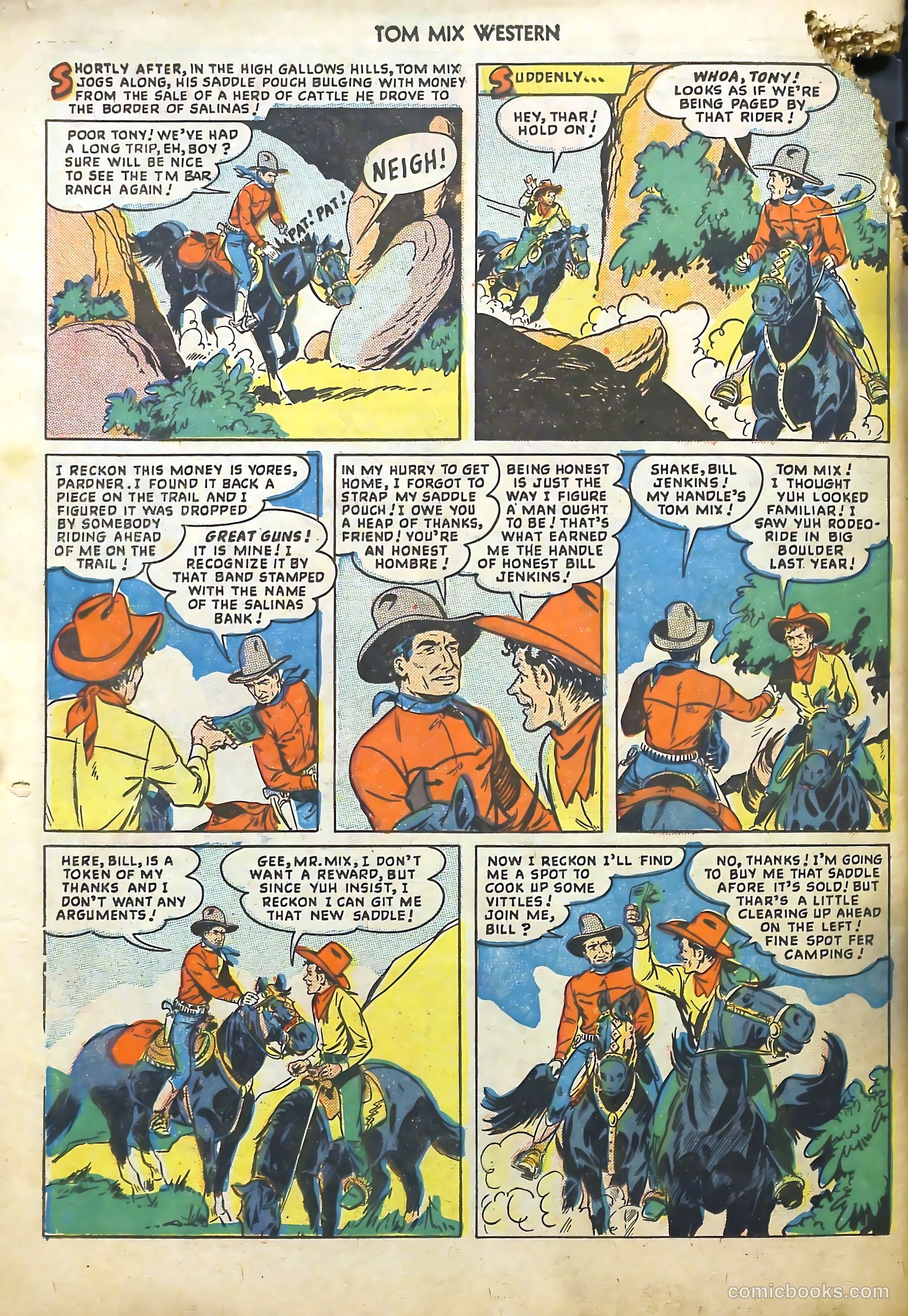 Tom Mix Western #20 (1949) — page 42 of 52