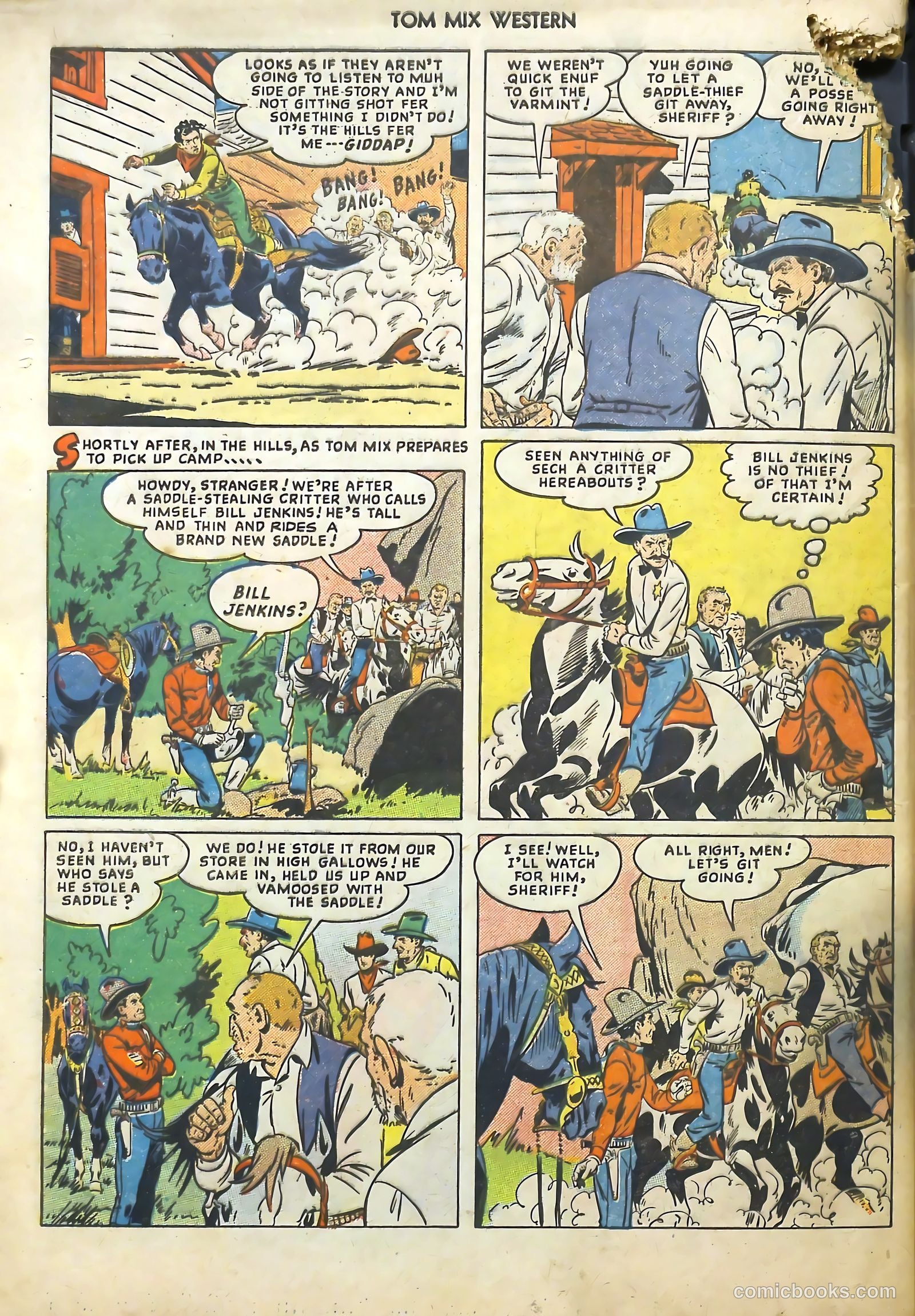 Tom Mix Western #20 (1949) — page 44 of 52