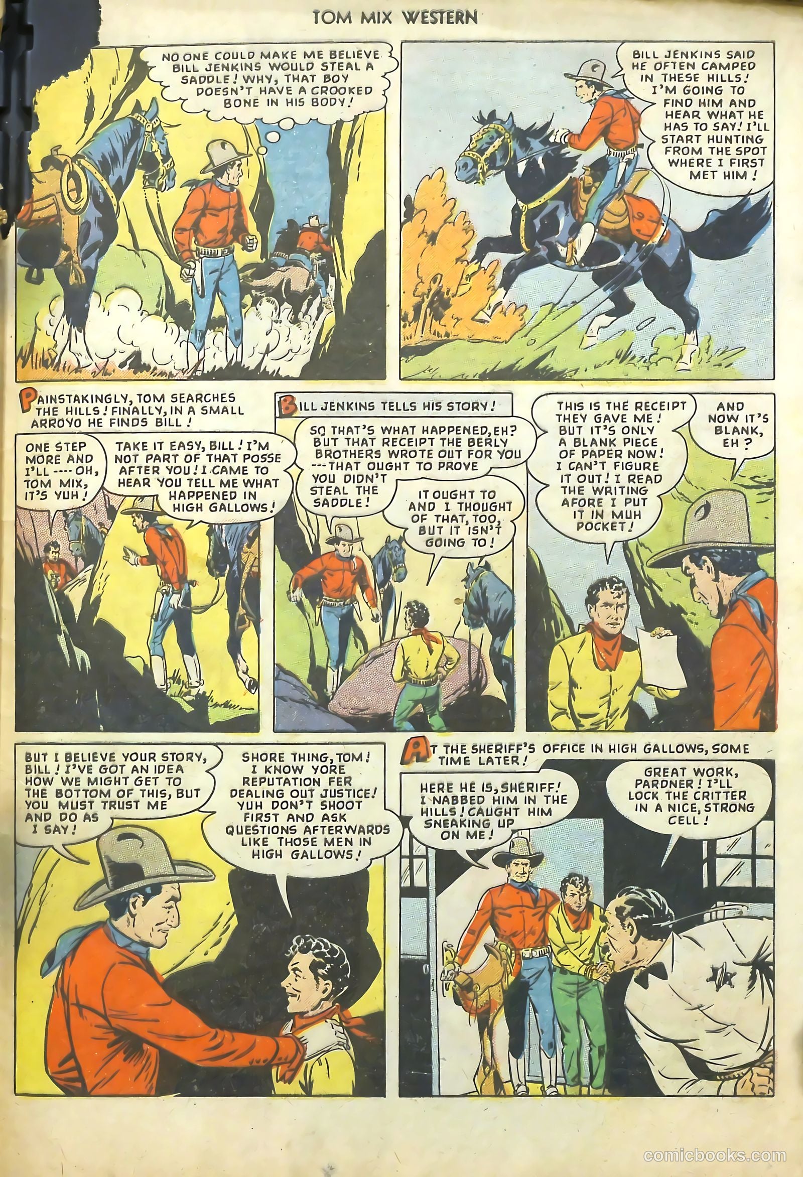Tom Mix Western #20 (1949) — page 45 of 52