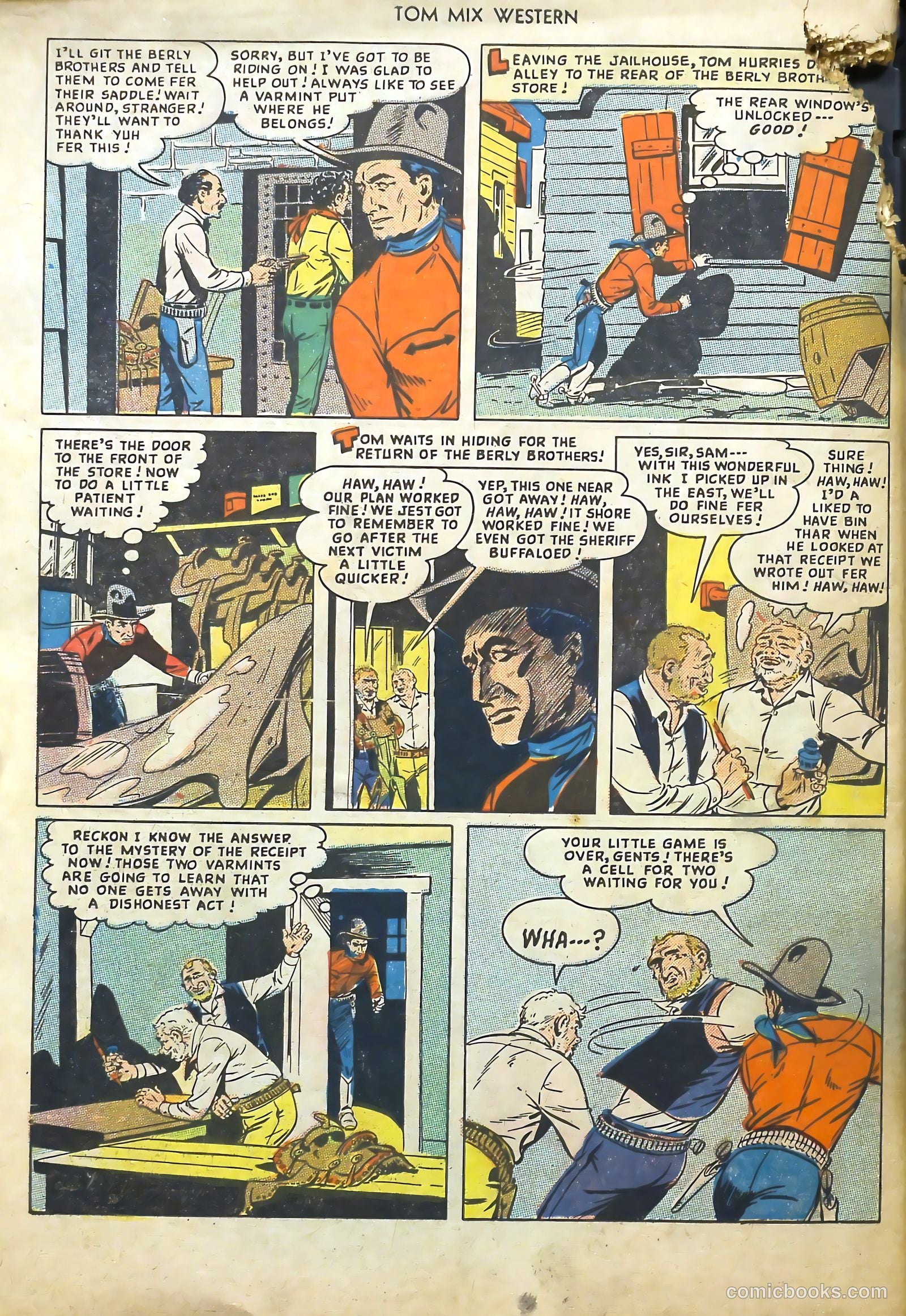 Tom Mix Western #20 (1949) — page 46 of 52
