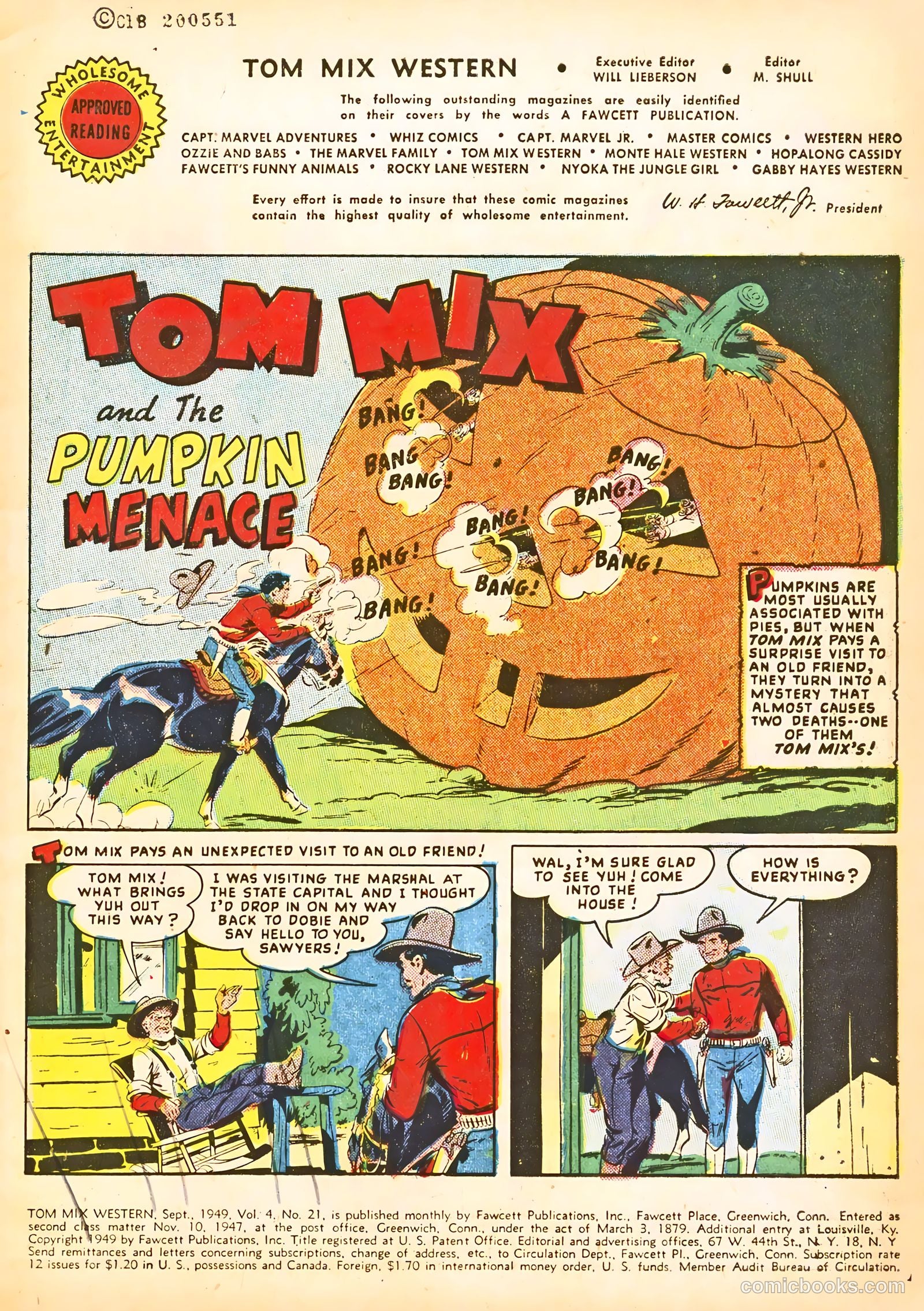 Tom Mix Western #21 (1949) — page 3 of 52
