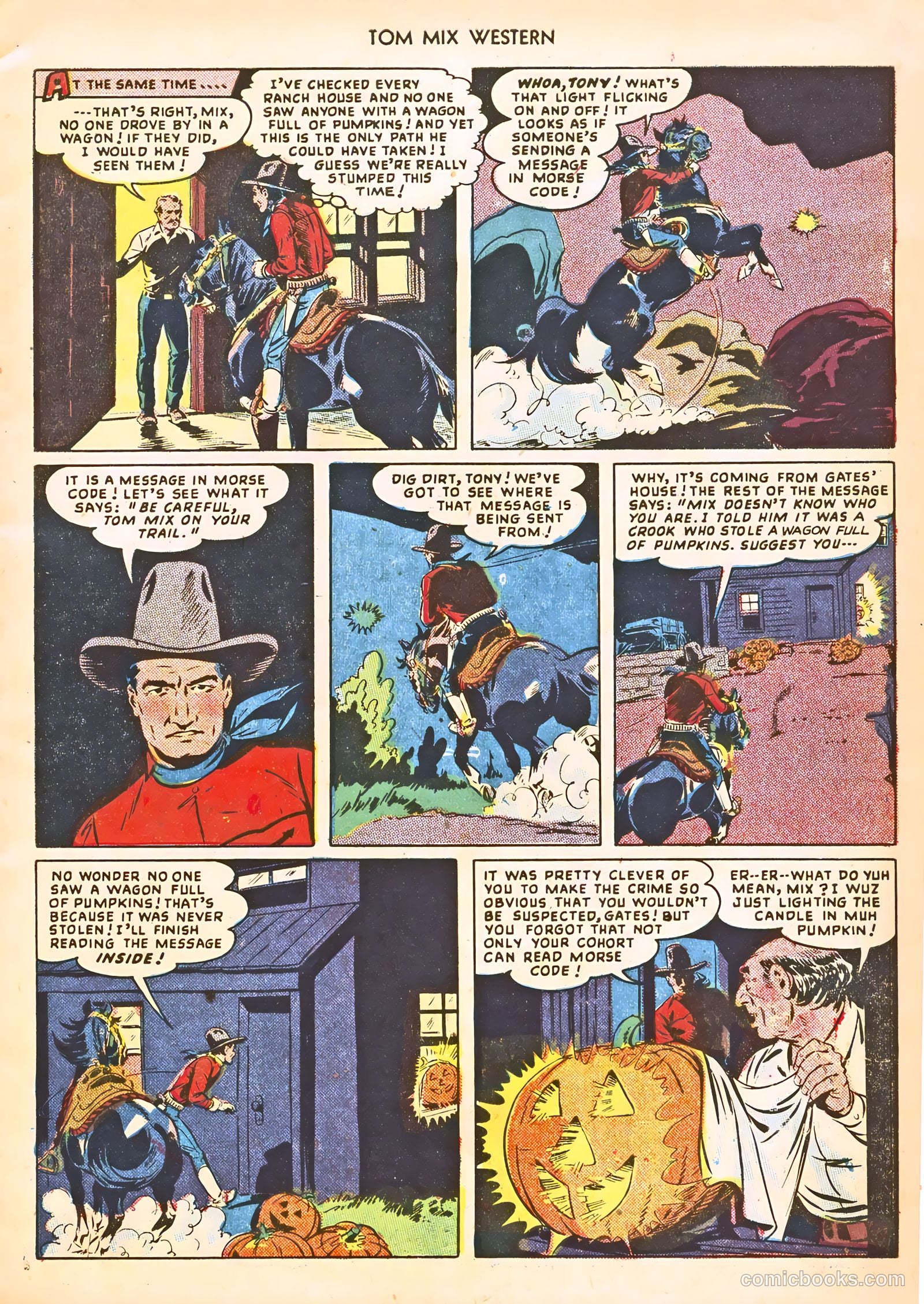 Tom Mix Western #21 (1949) — page 7 of 52