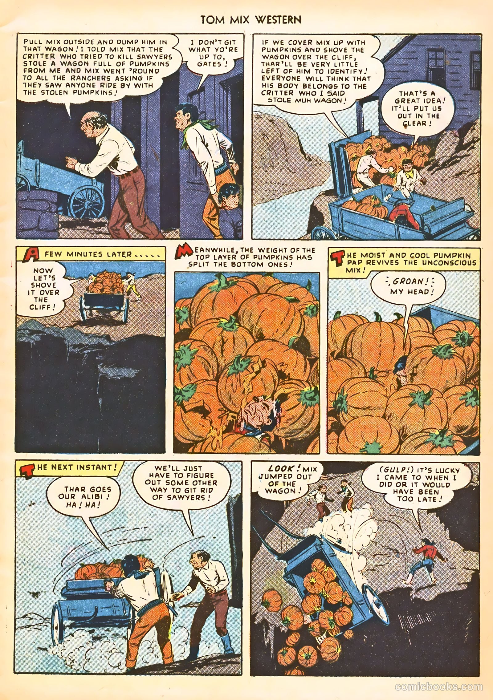 Tom Mix Western #21 (1949) — page 9 of 52
