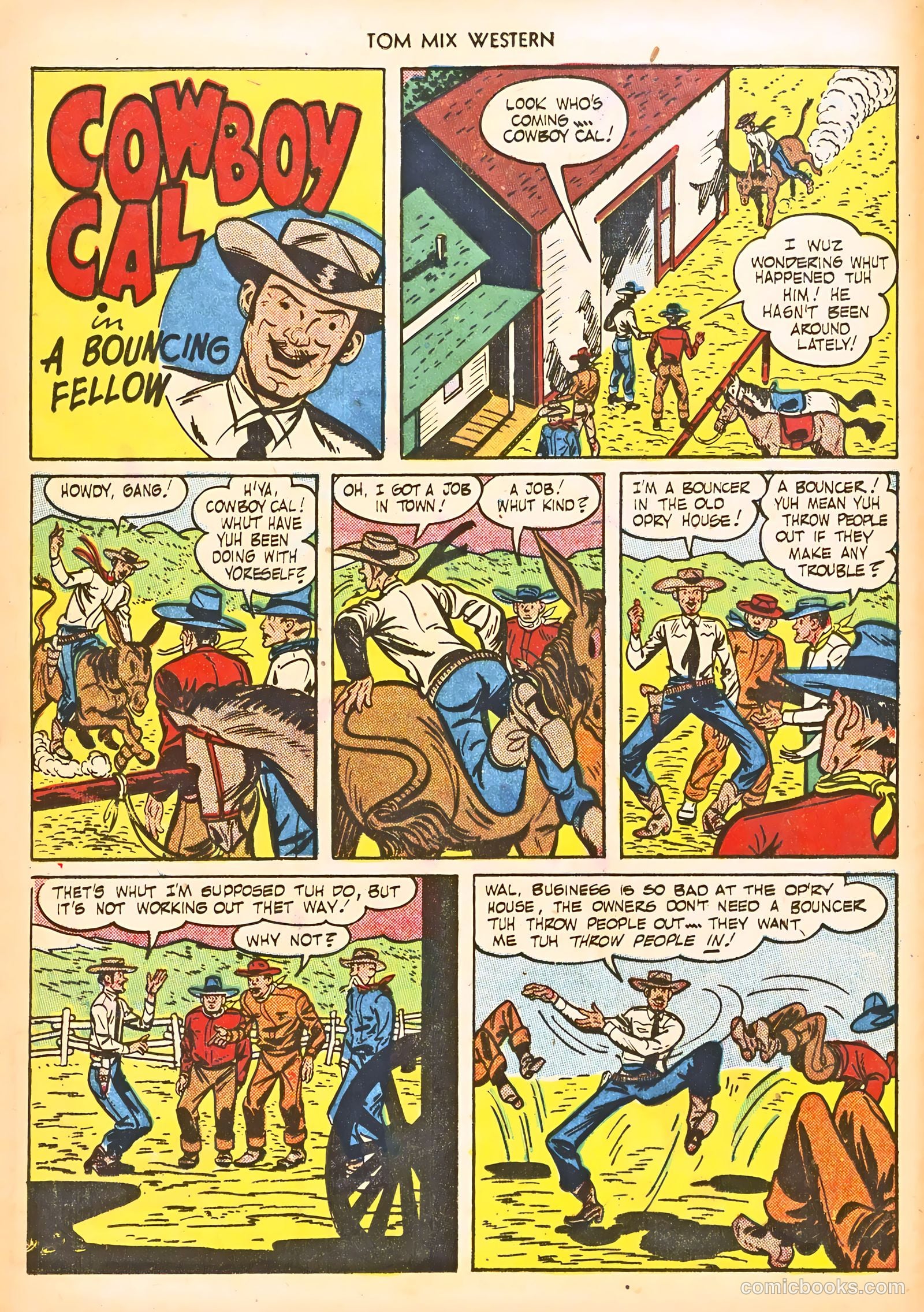 Tom Mix Western #21 (1949) — page 12 of 52