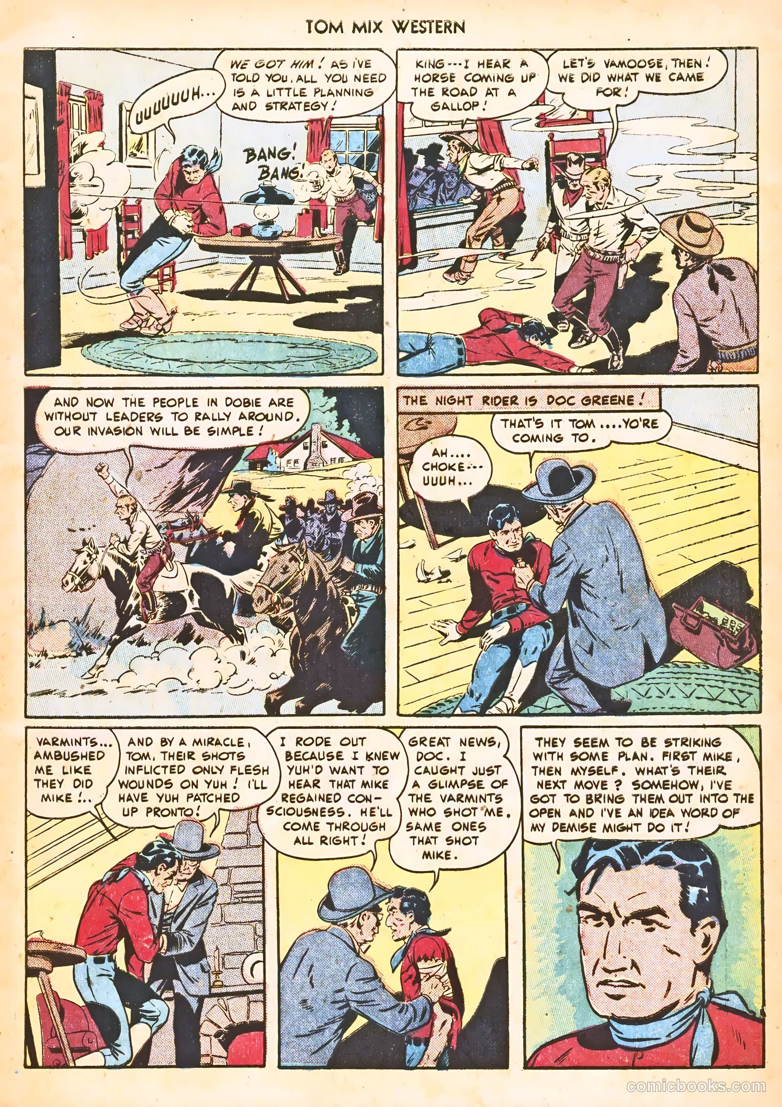 Tom Mix Western #21 (1949) — page 19 of 52