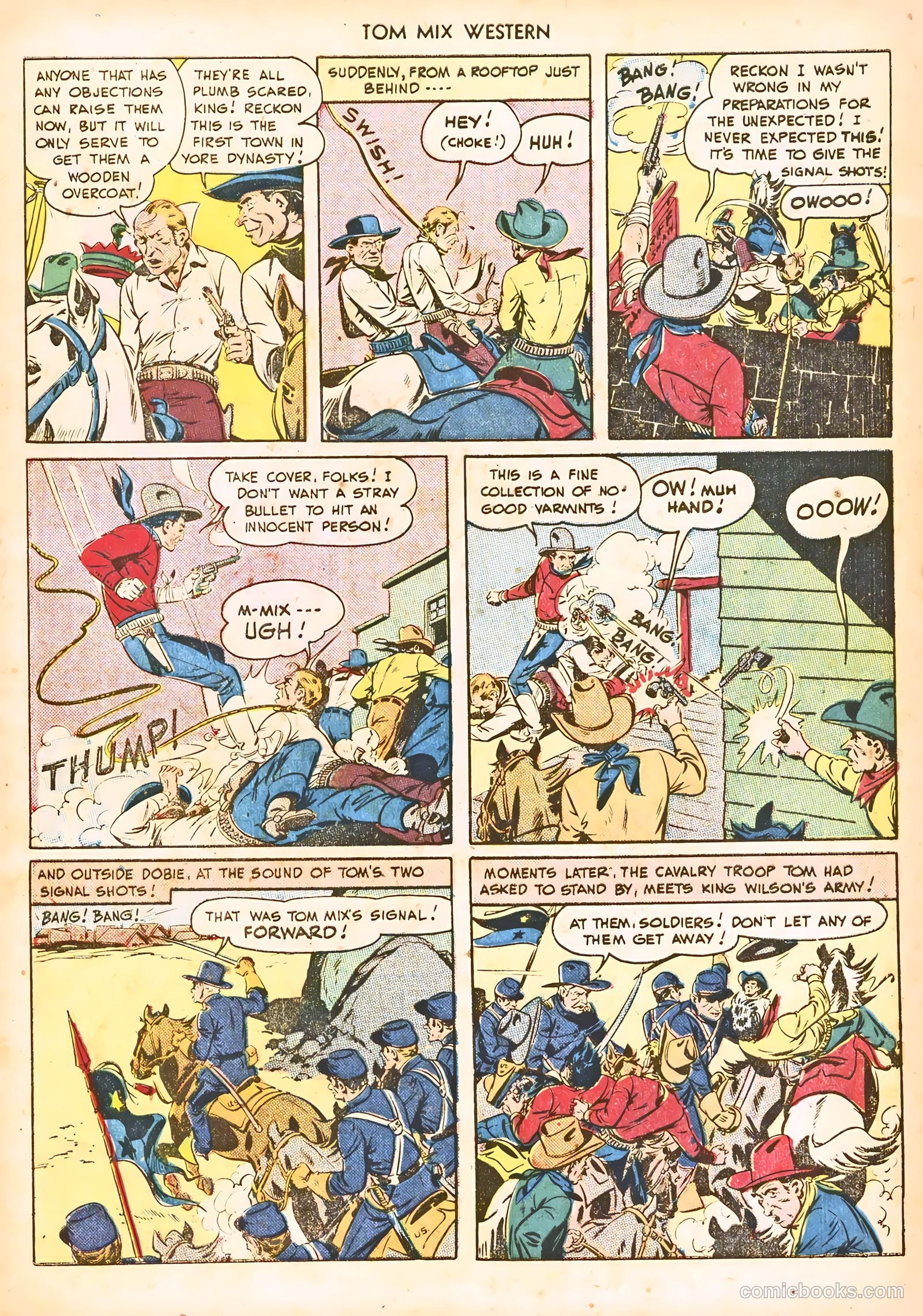 Tom Mix Western #21 (1949) — page 21 of 52