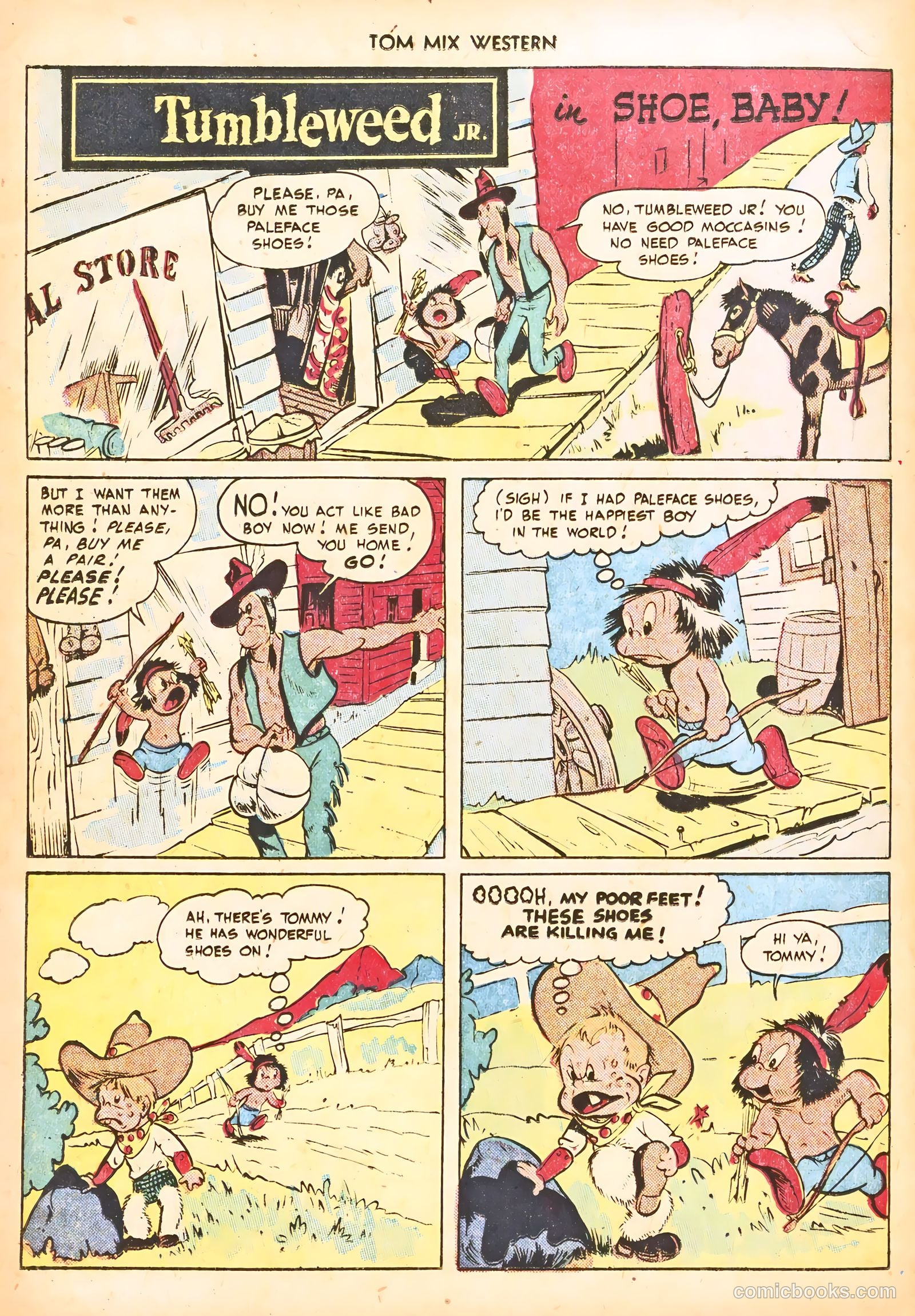 Tom Mix Western #21 (1949) — page 26 of 52