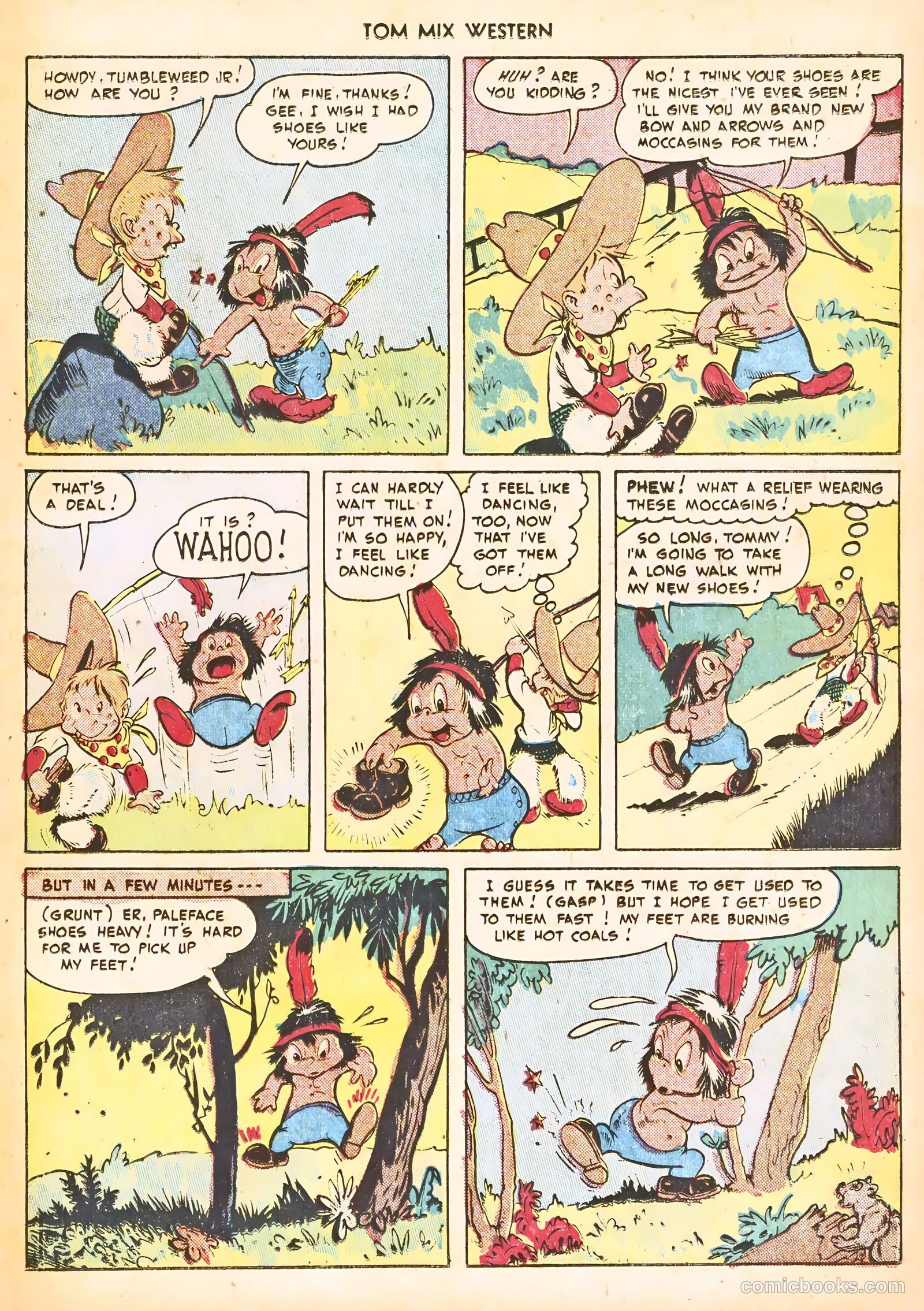 Tom Mix Western #21 (1949) — page 27 of 52