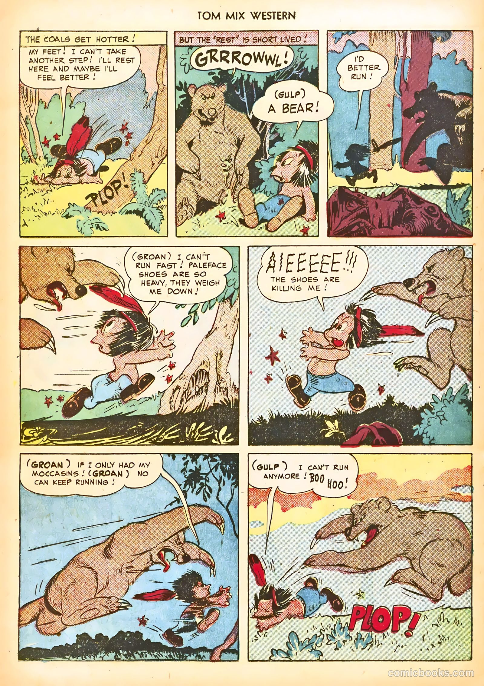 Tom Mix Western #21 (1949) — page 28 of 52