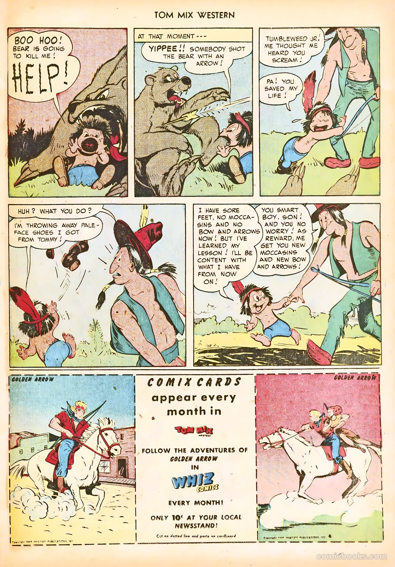 Tom Mix Western #21 (1949) — page 29 of 52