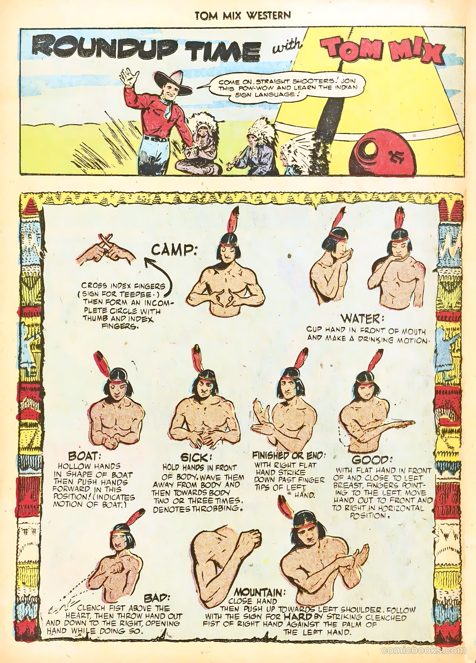 Tom Mix Western #21 (1949) — page 30 of 52