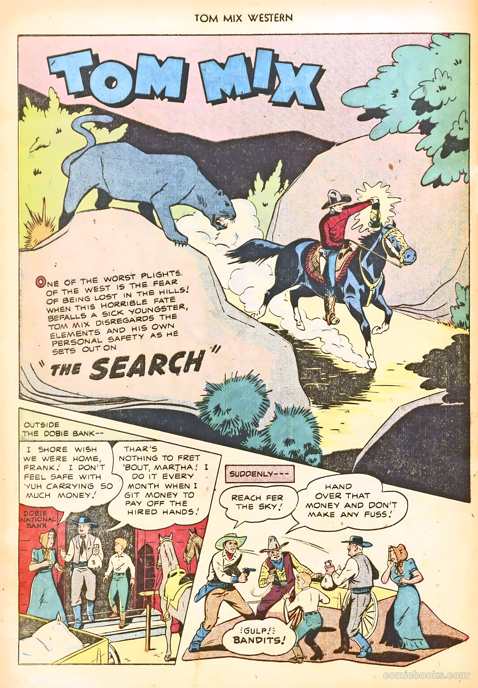 Tom Mix Western #21 (1949) — page 32 of 52