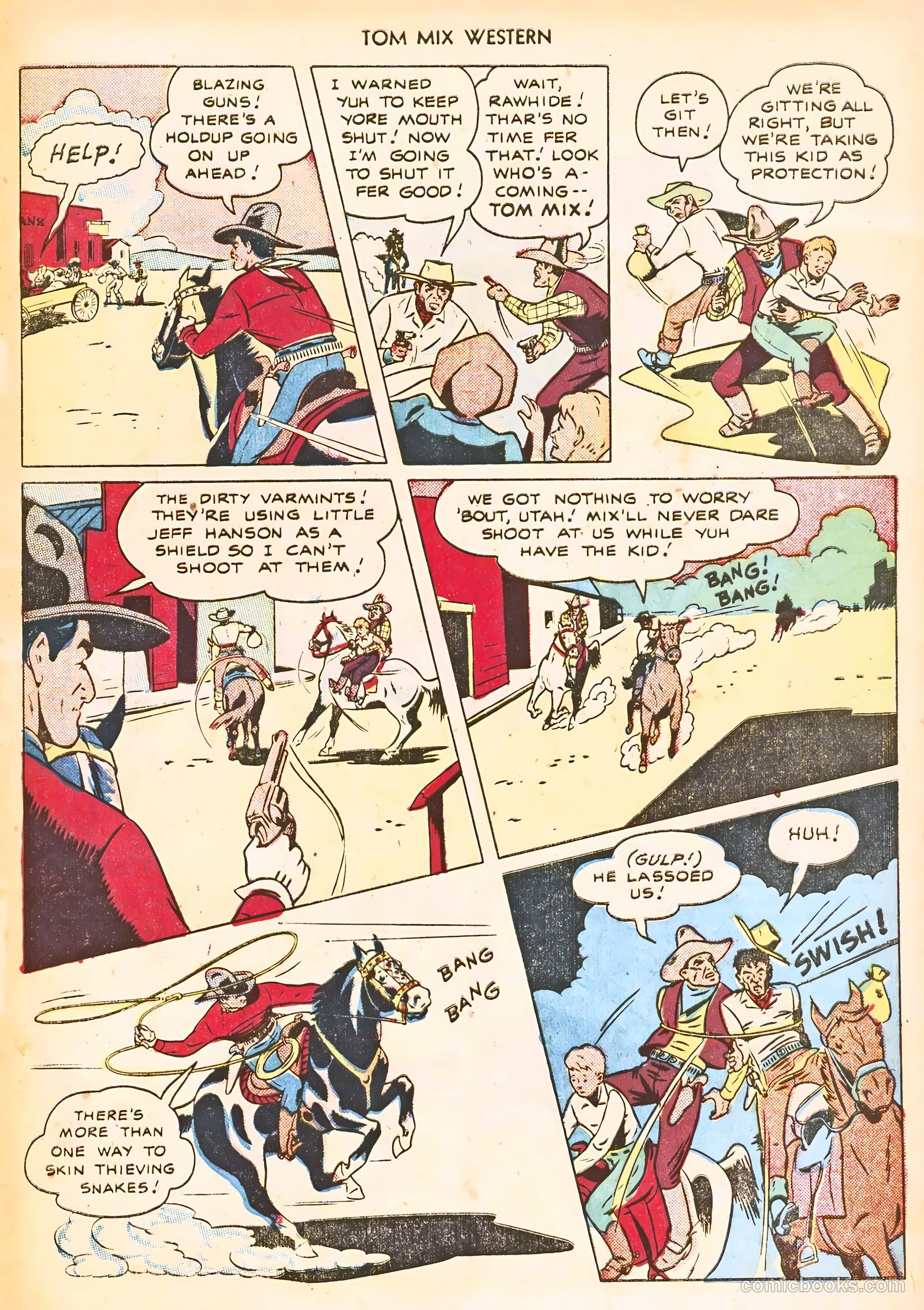 Tom Mix Western #21 (1949) — page 33 of 52