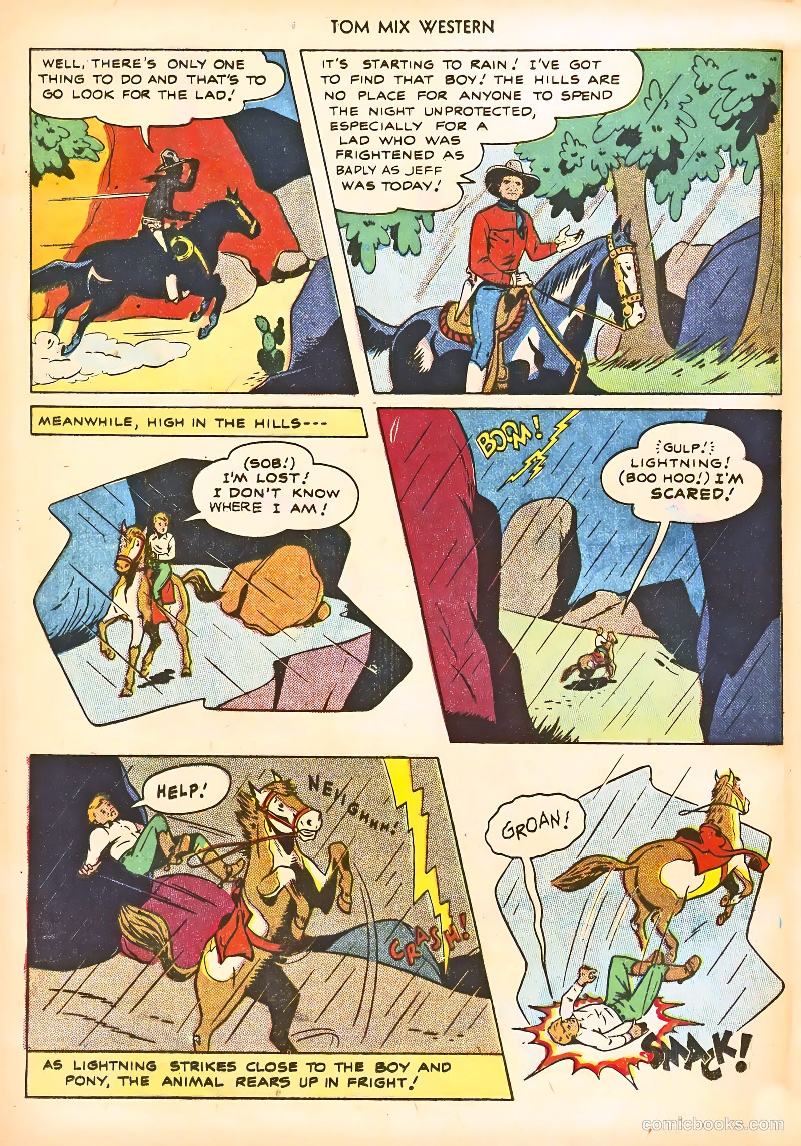 Tom Mix Western #21 (1949) — page 36 of 52