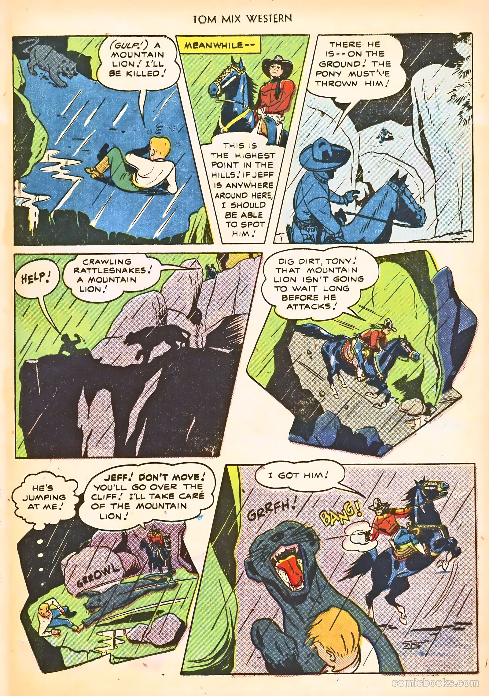 Tom Mix Western #21 (1949) — page 37 of 52