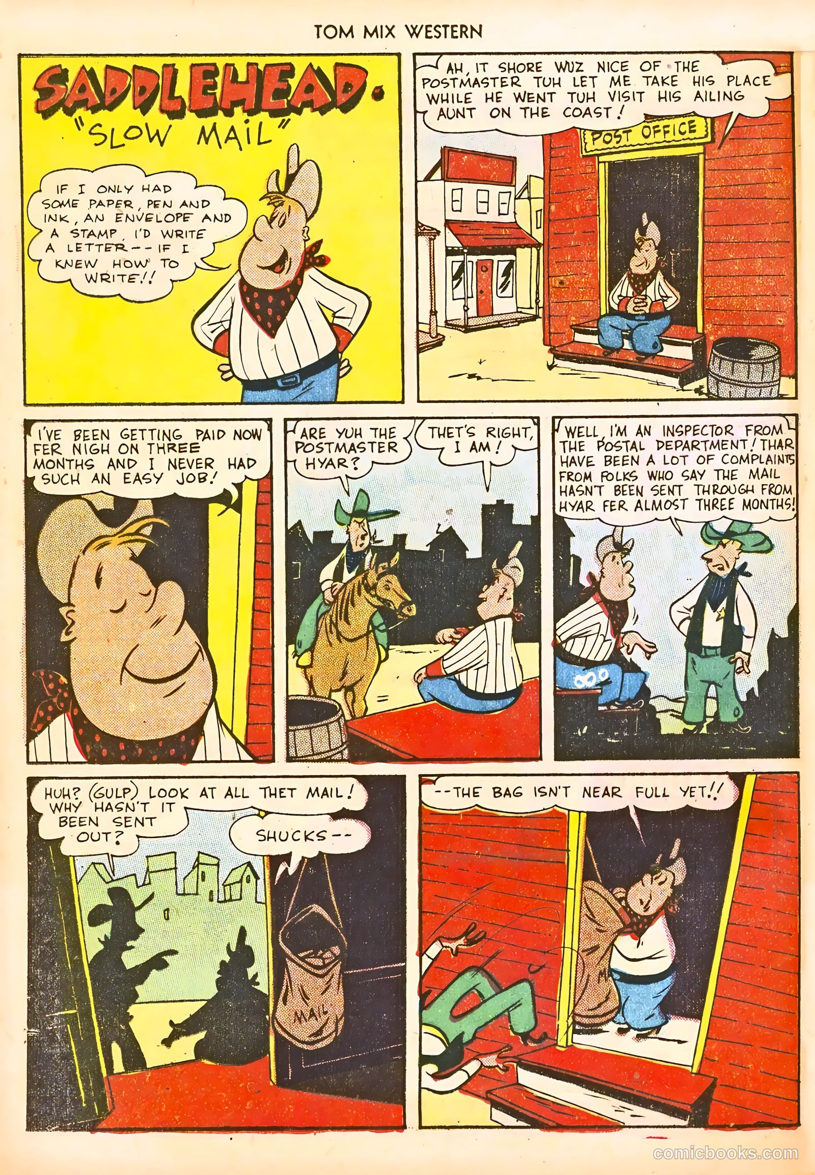 Tom Mix Western #21 (1949) — page 40 of 52