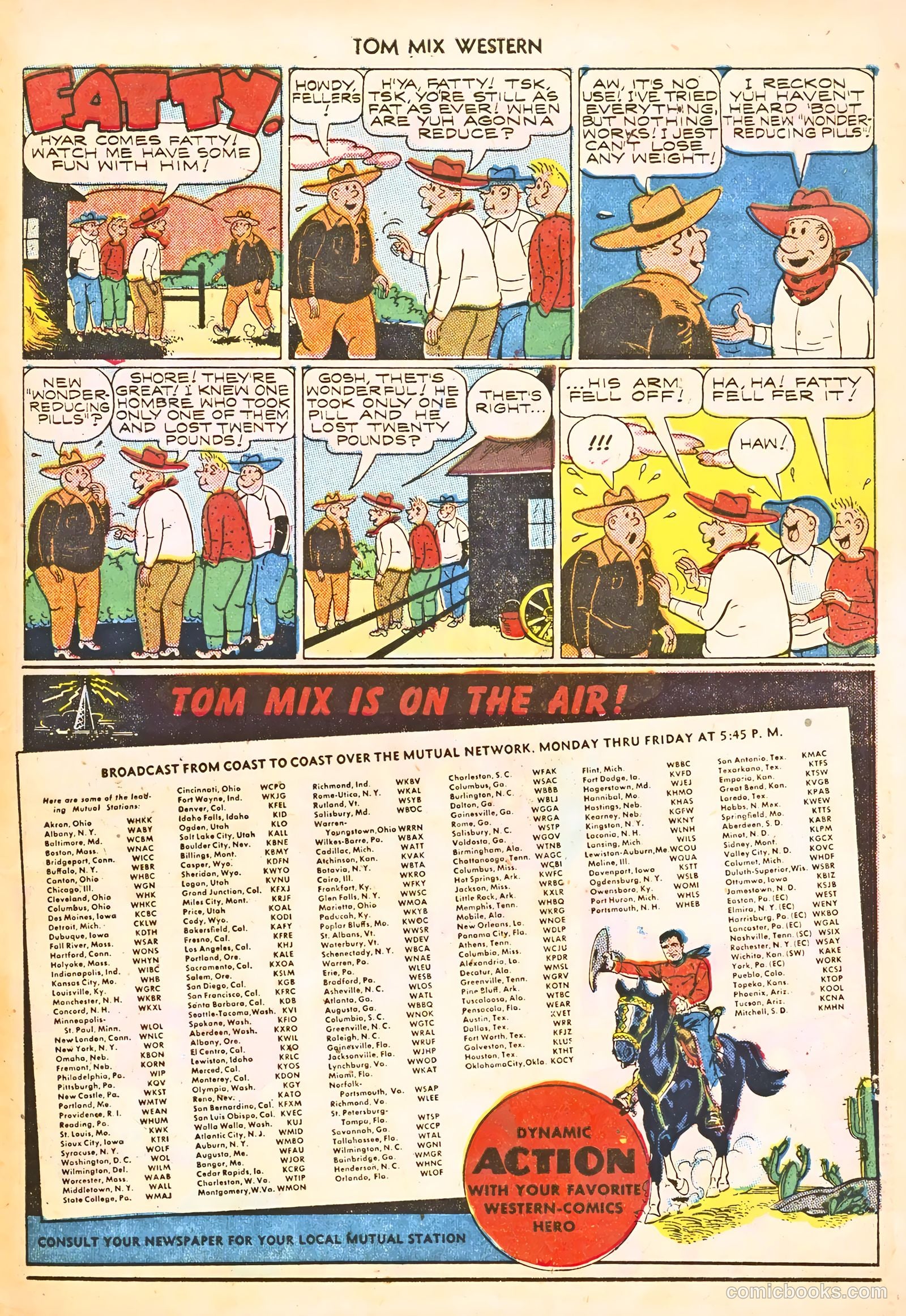 Tom Mix Western #21 (1949) — page 43 of 52